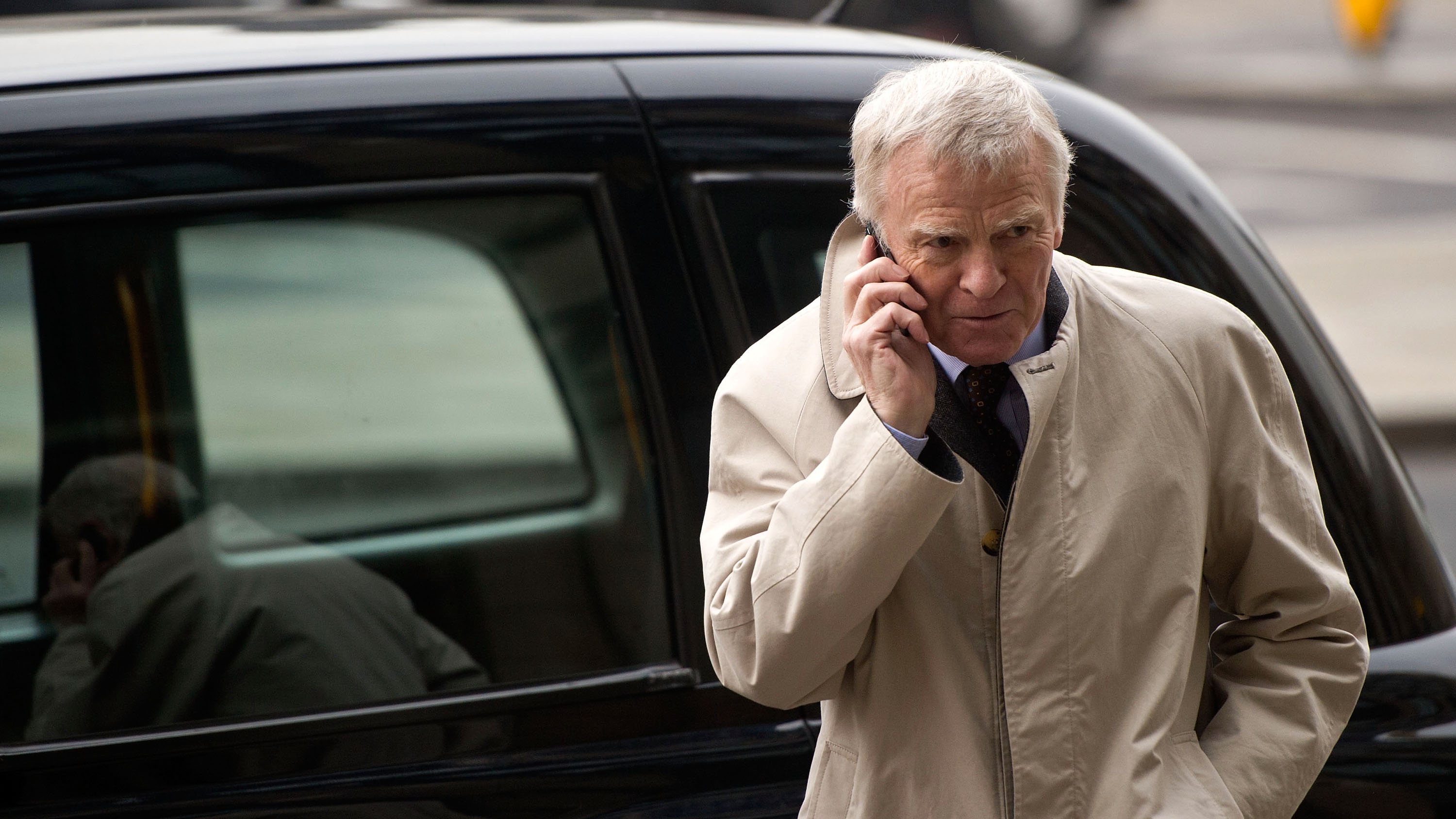 Max Mosley And Representatives Of The NUJ Arrive To Give Evidence To A Select Committee On Regulation Of The Press