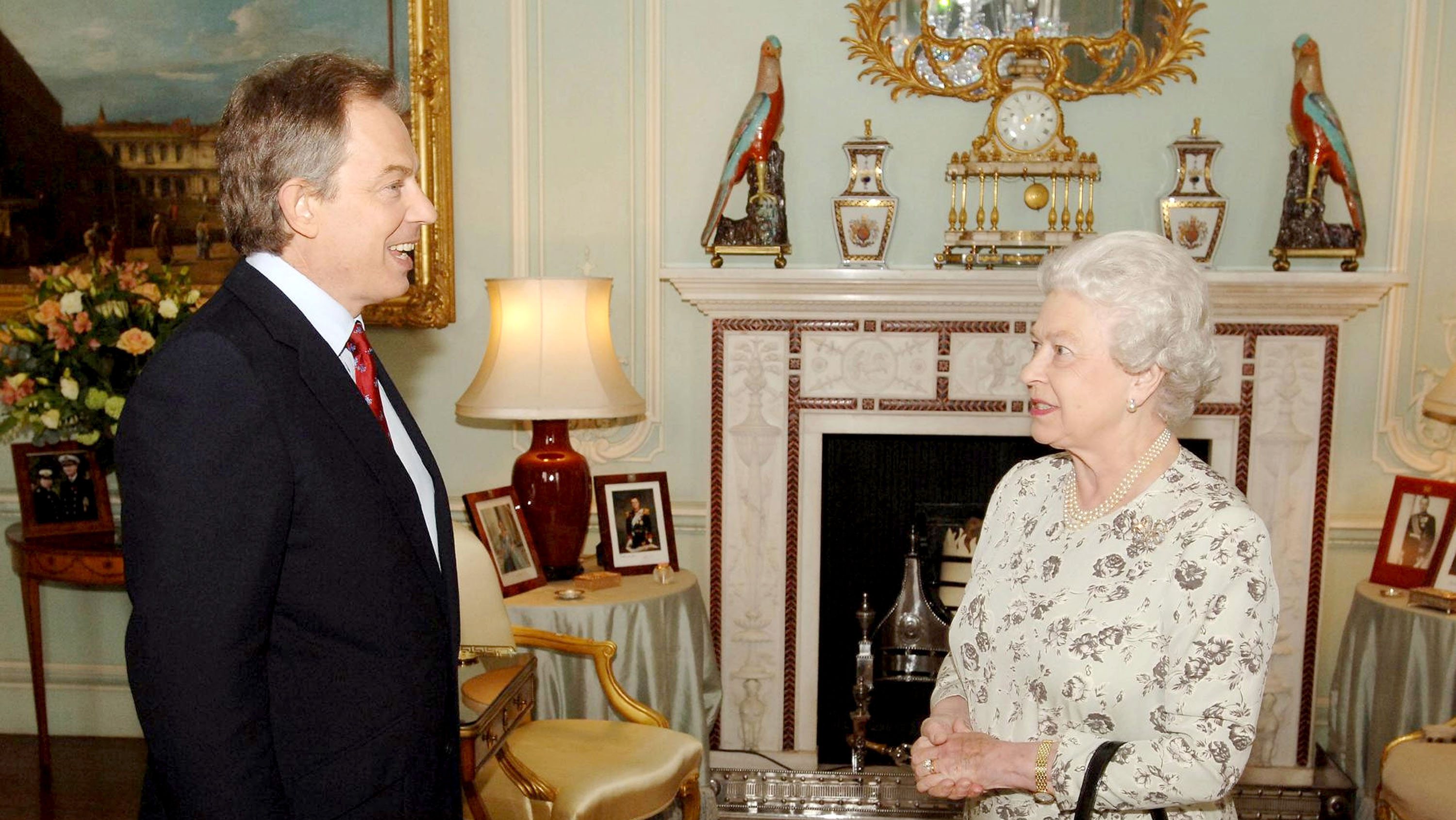 HM The Queen Elizabeth II Congratulates Tony Blair on Winning a Third Term in Government