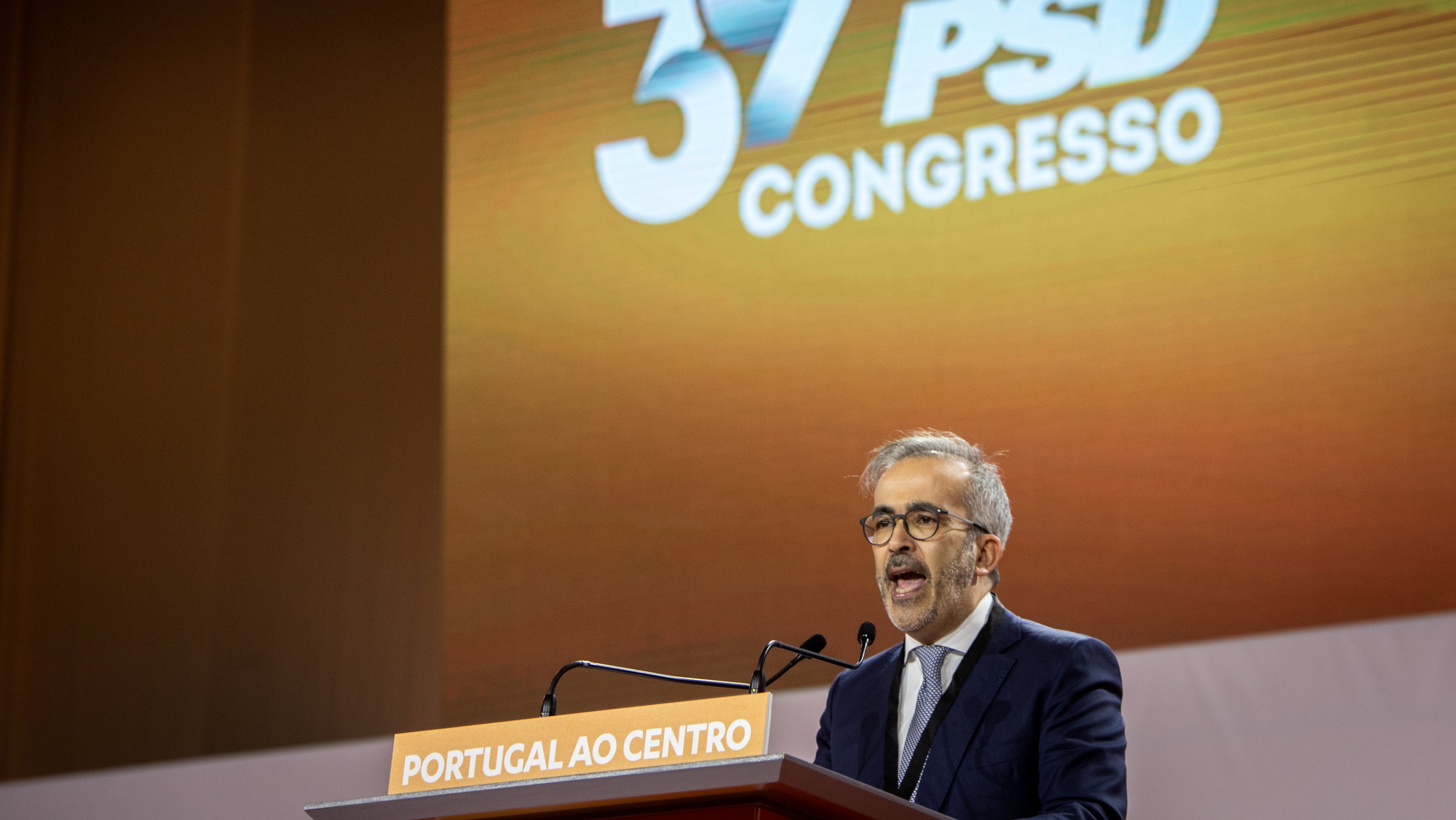 39º Congresso PSD (Partido Social Democrata) - intervenção de Paulo Rangel, no segundo dia de congresso. Santa Maria da Feira, Aveiro 18 de Dezembro de 2021 TOMÁS SILVA/OBSERVADOR