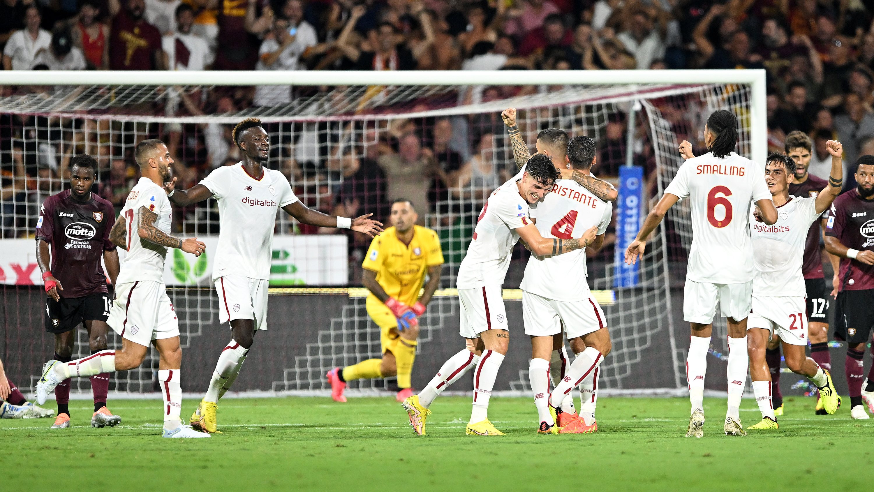 Cristante marcou o único golo da partida perto do intervalo e deu os três pontos à Roma na estreia na Serie A