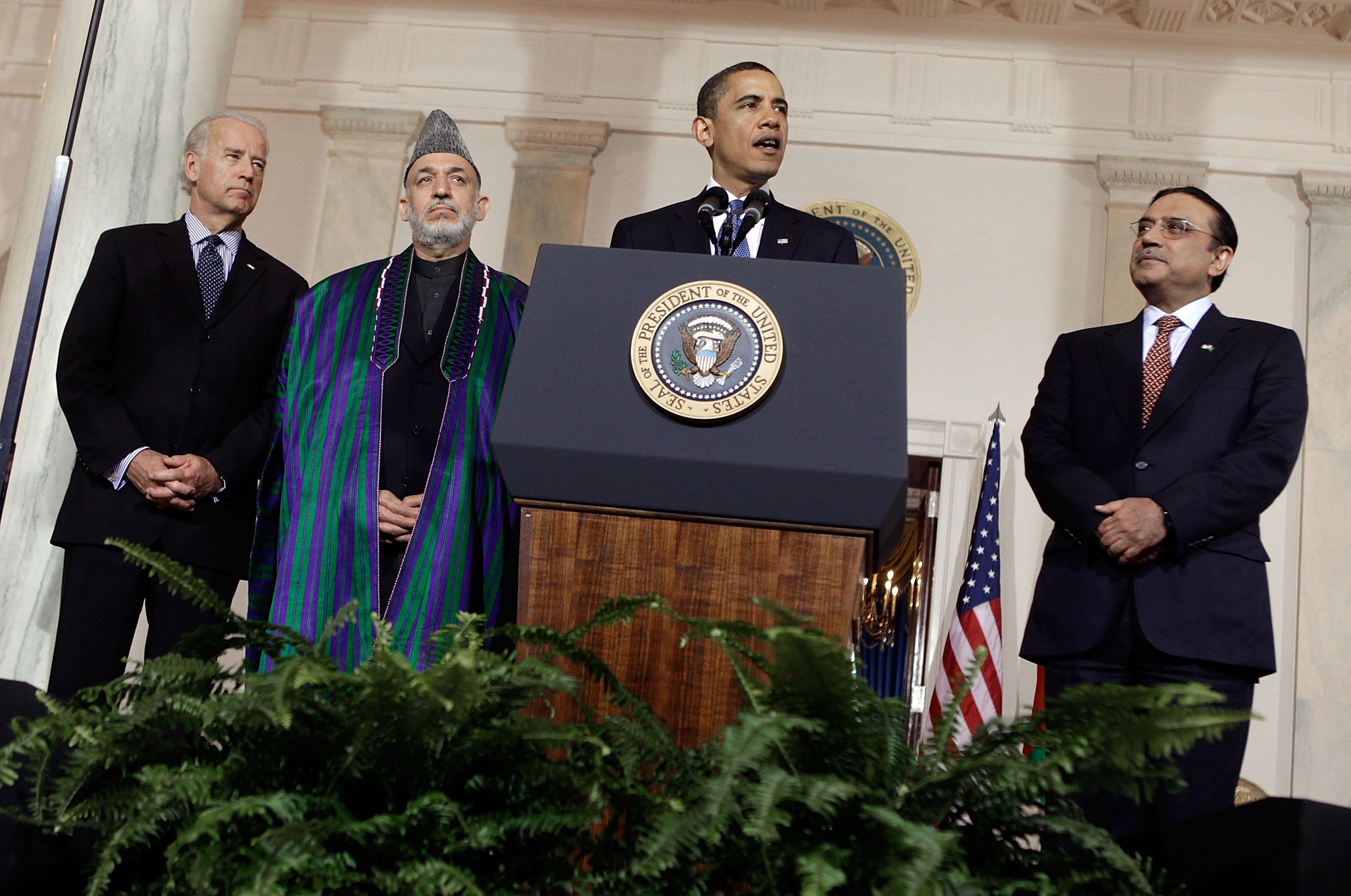 Obama Speaks After Meeting With The Presidents Of Pakistan And Afghanistan