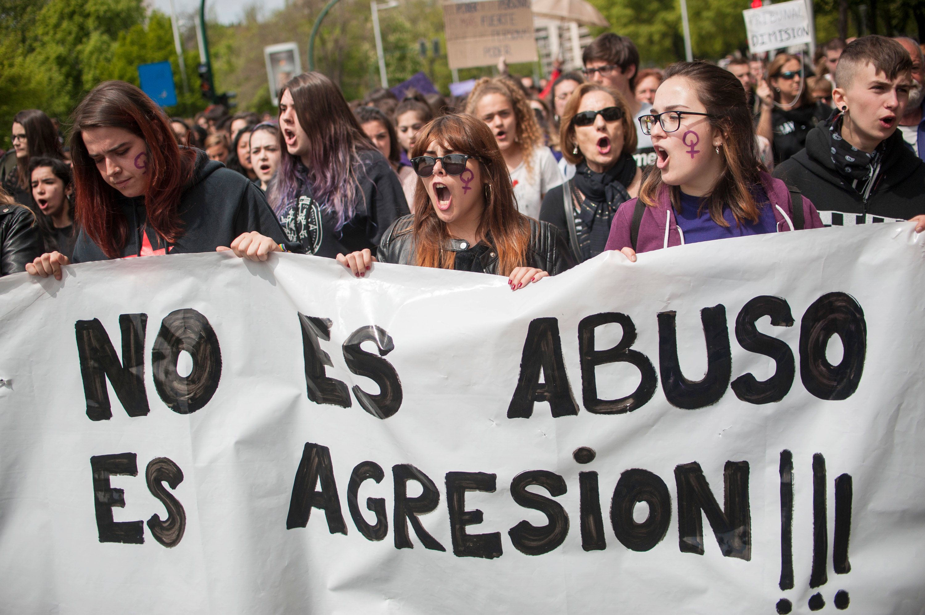 Demonstration Against Verdict For Sexual Assault During San Fermin &#039;Run Of The Bulls&#039;