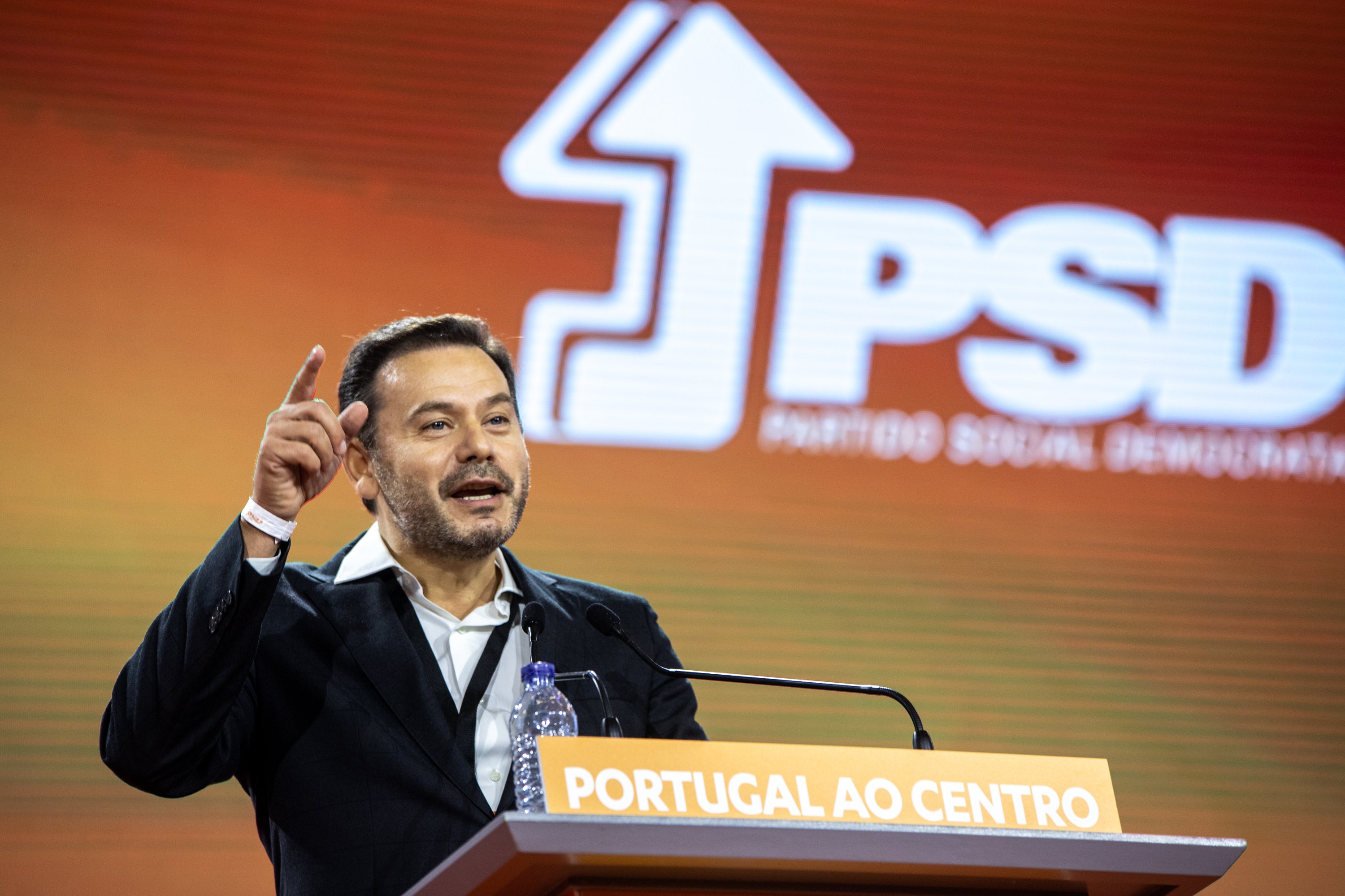 39º Congresso PSD (Partido Social Democrata) - intervenção de Luís Montenegro, no segundo dia de congresso. Santa Maria da Feira, Aveiro 18 de Dezembro de 2021 TOMÁS SILVA/OBSERVADOR