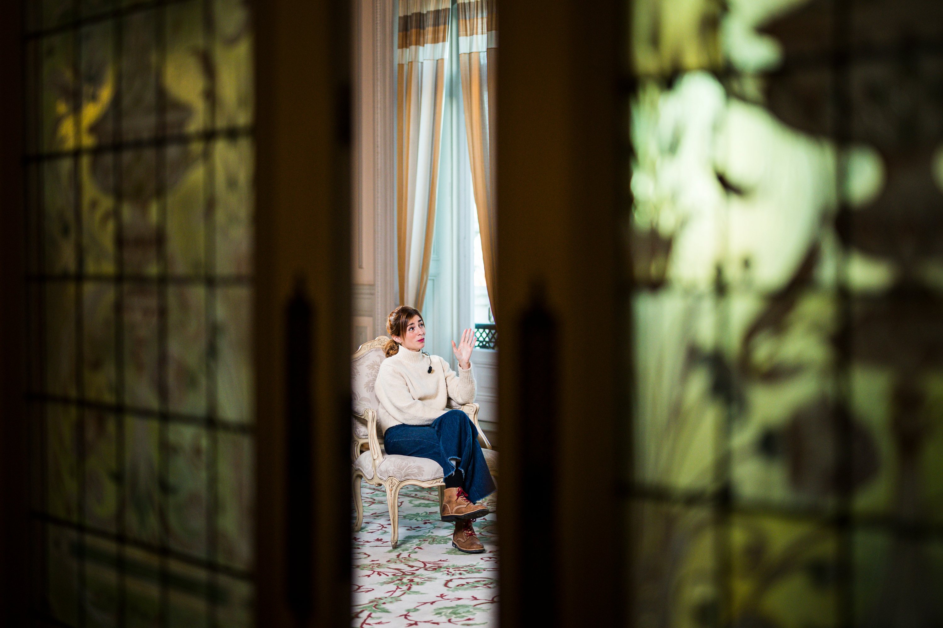 Entrevista com Rita Redshoes, a propósito do tema da saúde mental (depressão pós-parto), no hotel Pestana Palace. Lisboa, 02 de Dezembro de 2021. FILIPE AMORIM/OBSERVADOR