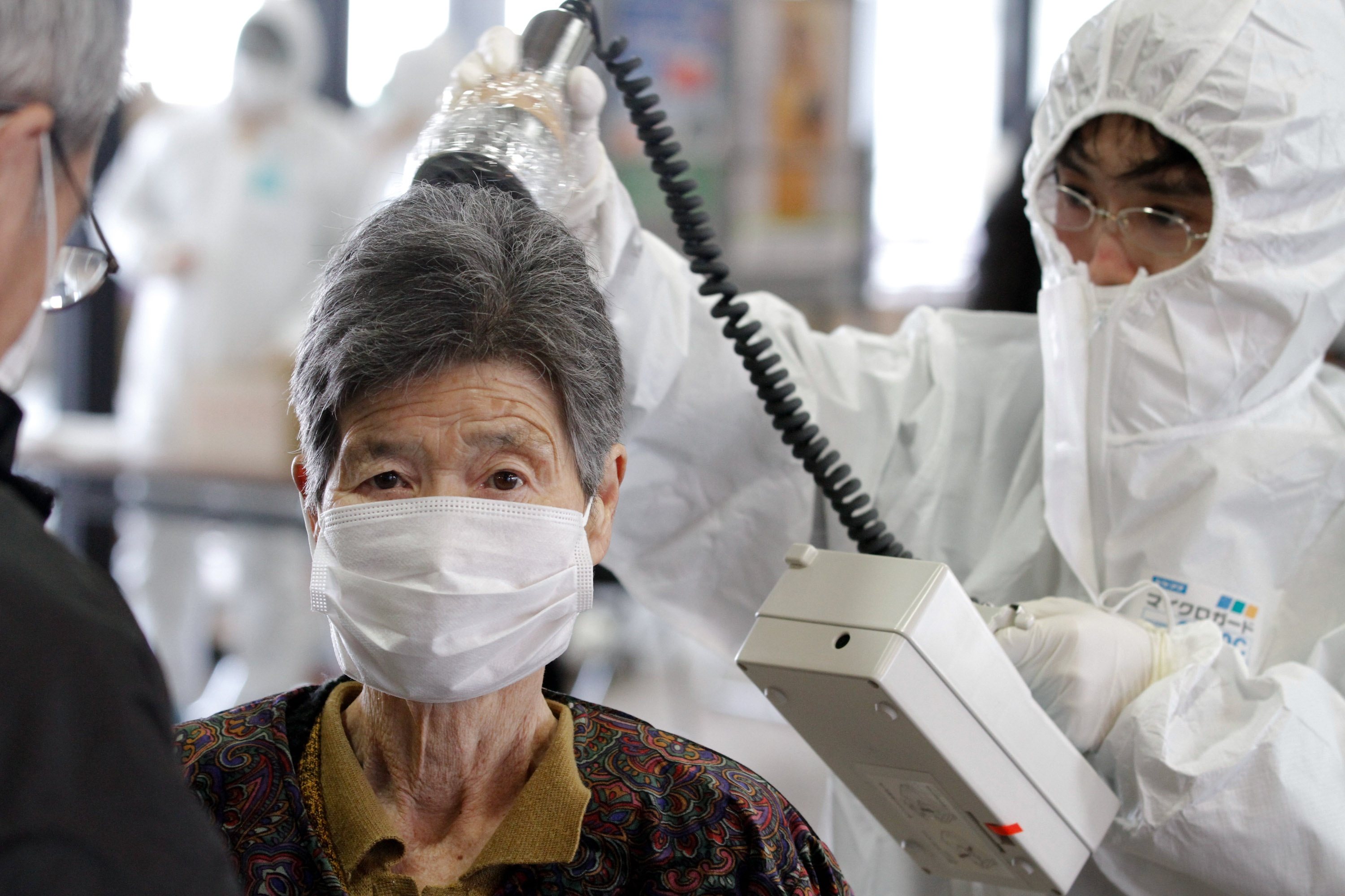 Evacuees Are Screened For Radiation Exposure In Fukushima