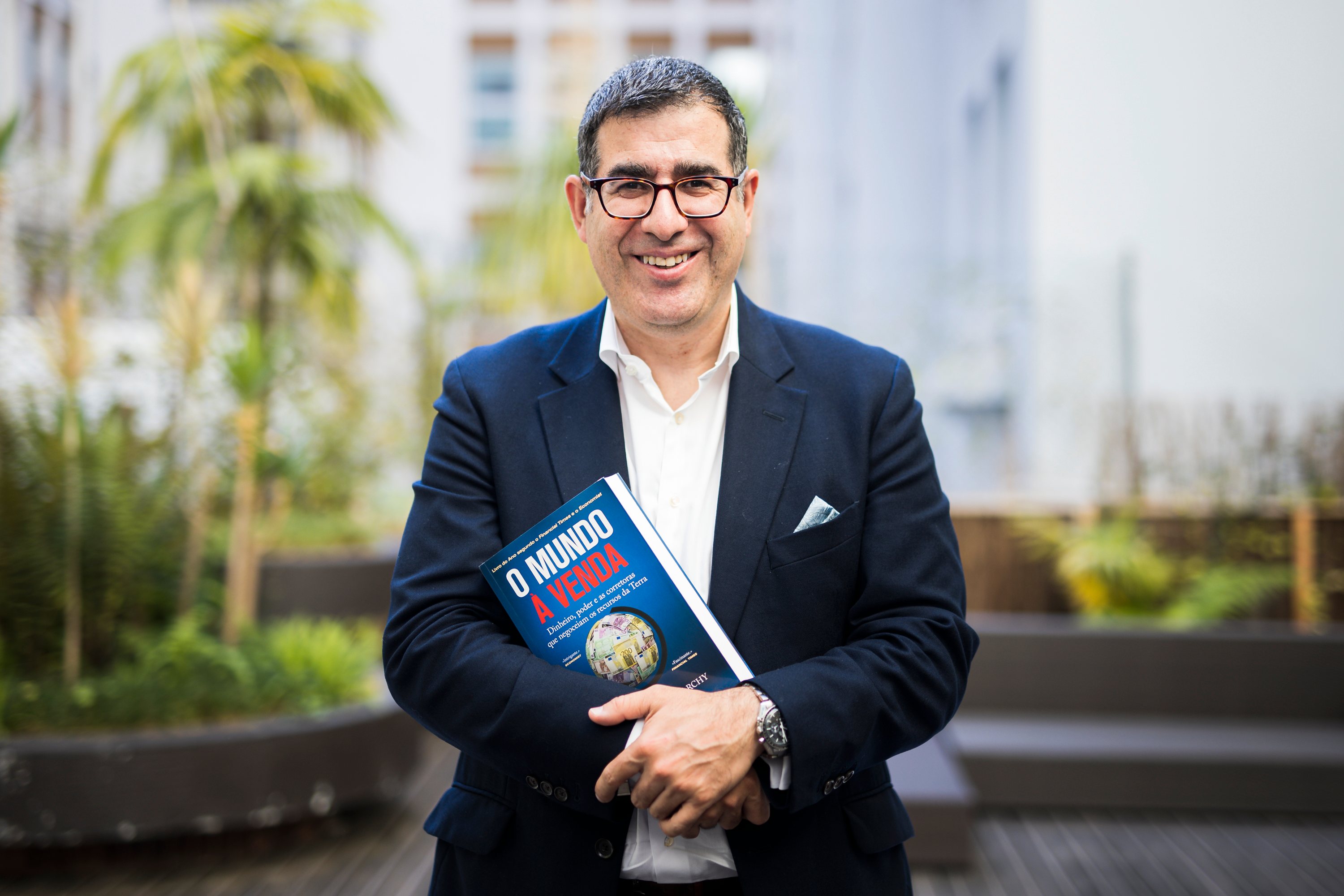 Entrevista com o Javier Blas, escritor e um dos autores do livro “O Mundo à venda”. Lisboa, 20 de Setembro de 2022. FILIPE AMORIM/OBSERVADOR