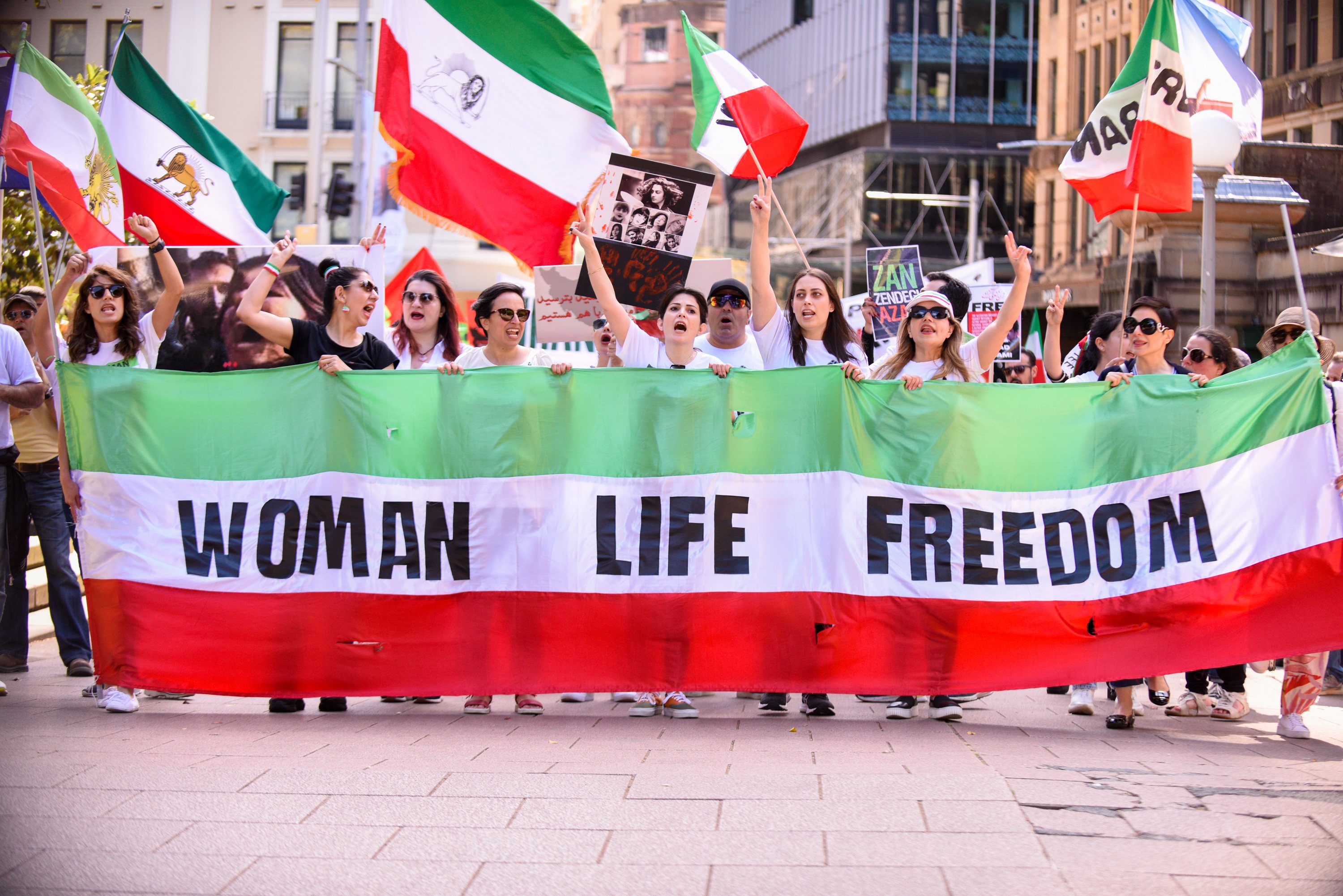 Supporters In Sydney Rally In Solidarity With Iran
