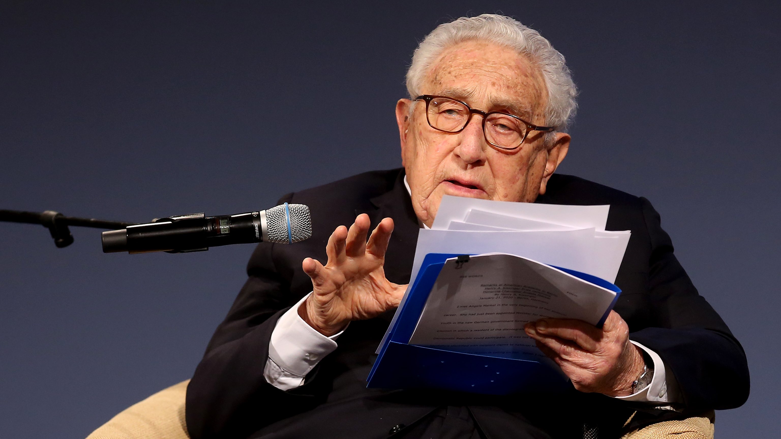 Merkel Receives Henry A. Kissinger Prize