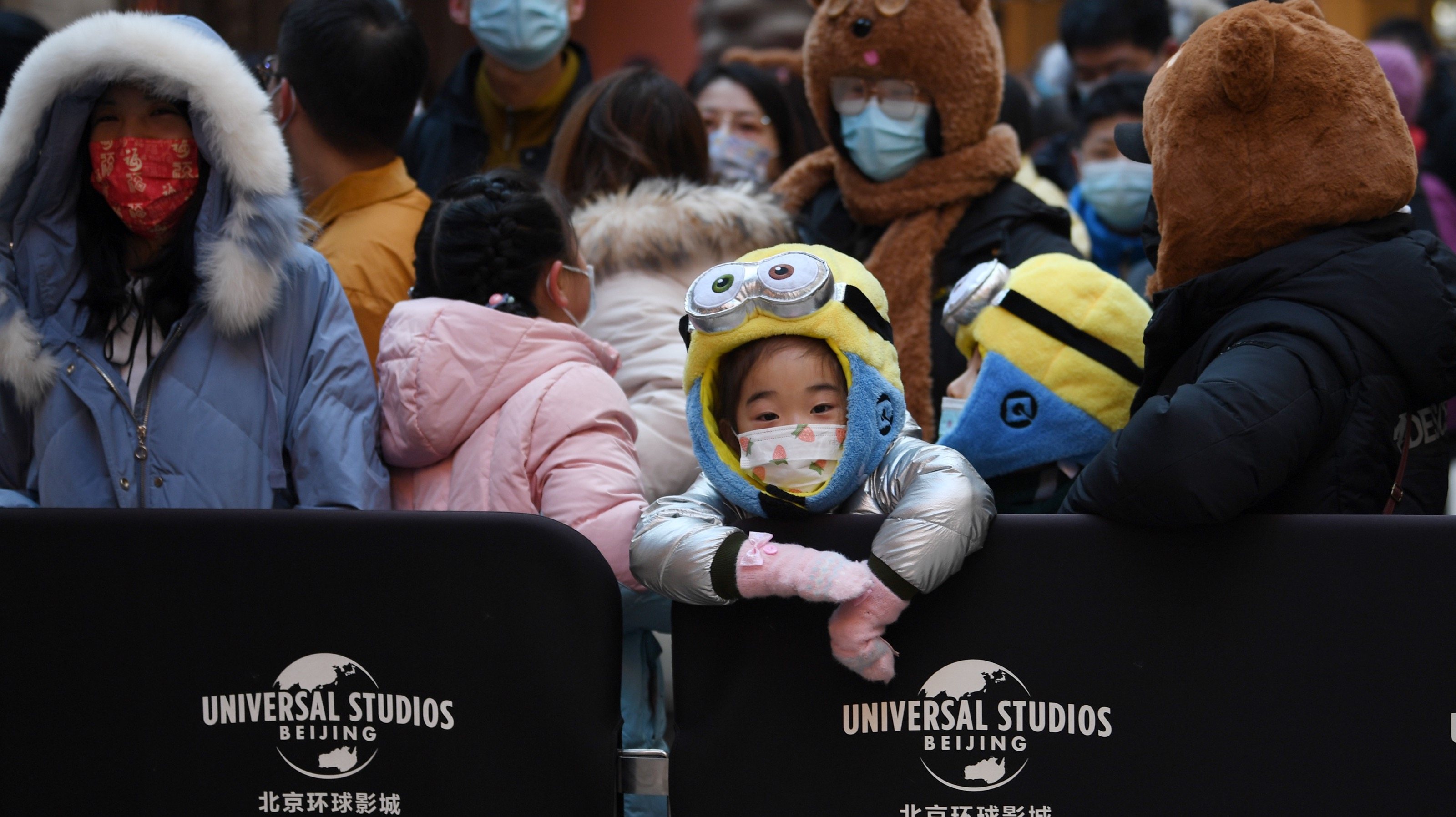 Tourists Visit Universal Beijing Resort On New Year&#039;s Day