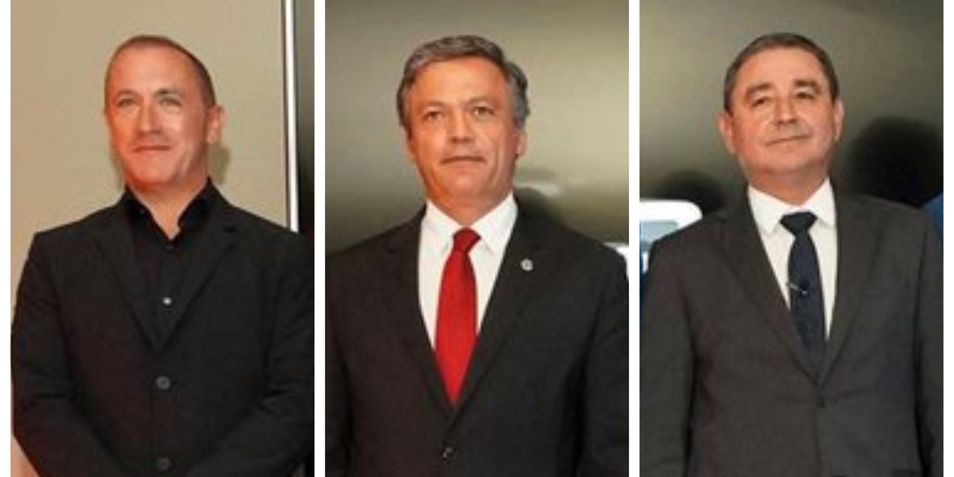 (da esquerda para a direita) Custódio Correia (CEO do Grupo Socicorreia), Pedro Calado (ex-presidente da Câmara do Funchal) e Avelino Farinha (chairman do Grupo AFA)
