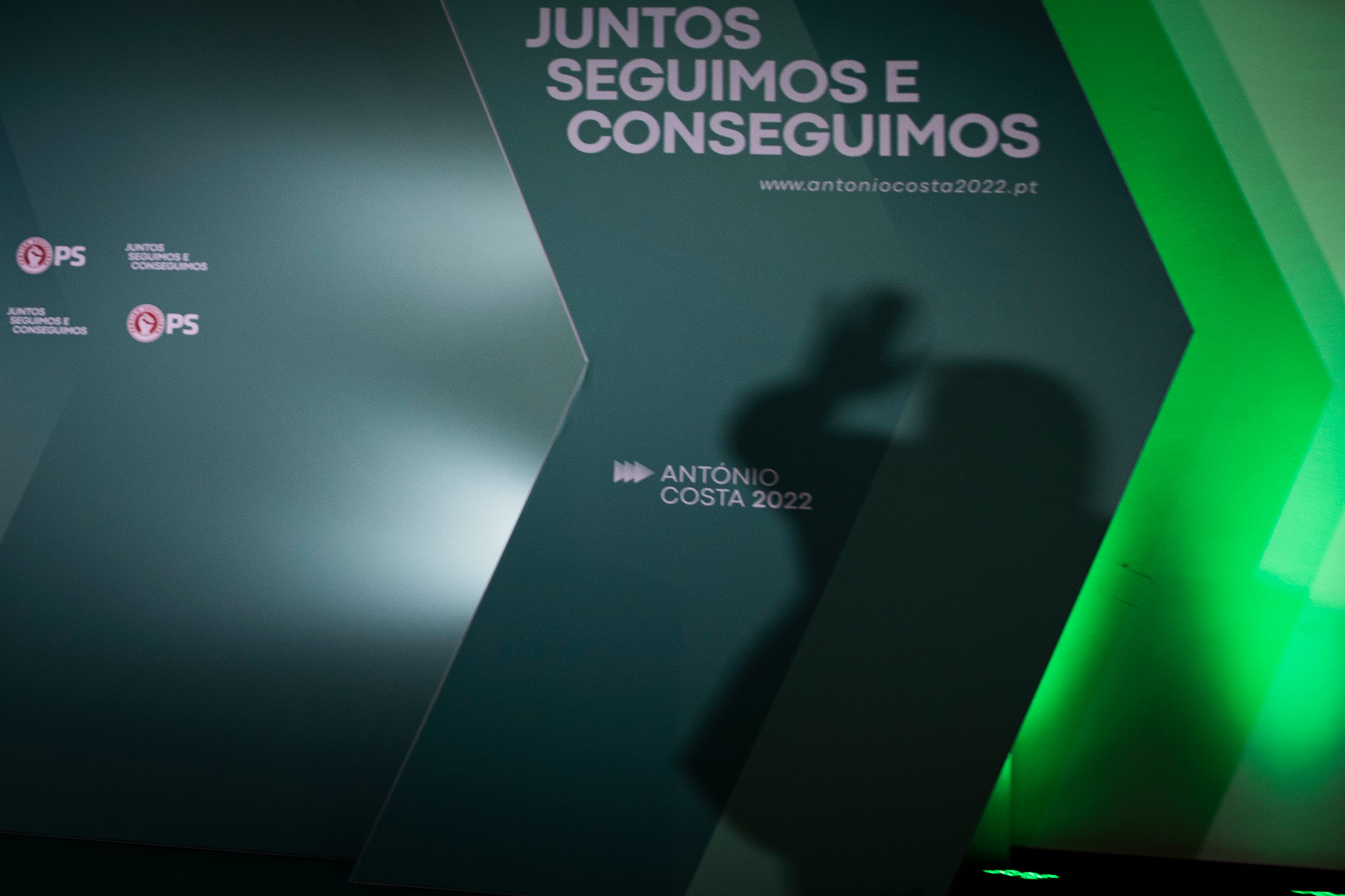 Campanhas para as eleições legislativas de 2022: Ação de campanha de António Costa, candidato pelo PS a primeiro-ministro, em Beja e em Faro. Beja e Faro, 19 de janeiro de 2022. JOÃO PORFÍRIO/OBSERVADOR