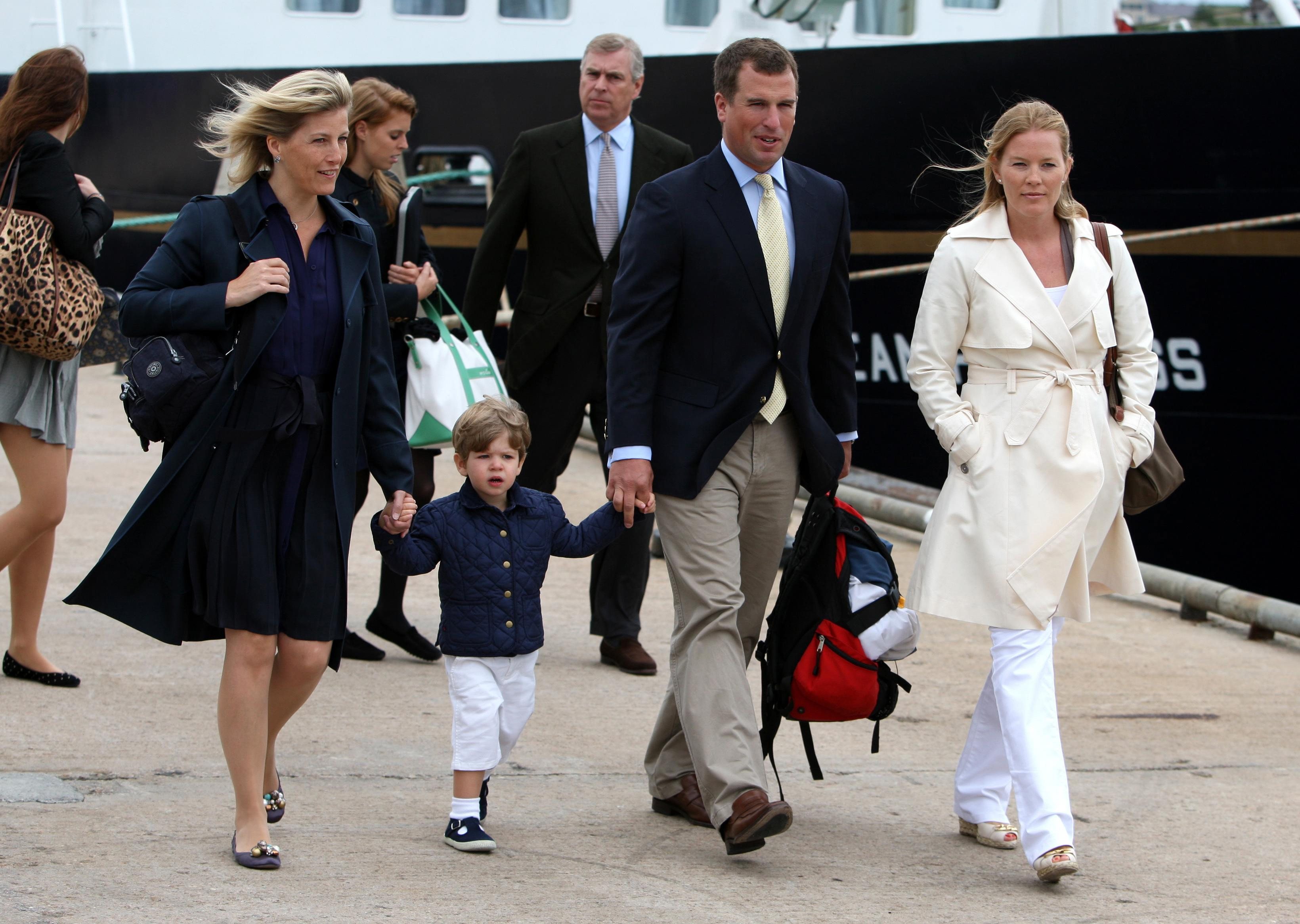 The Royal Family Disembark The Hebridean Princess