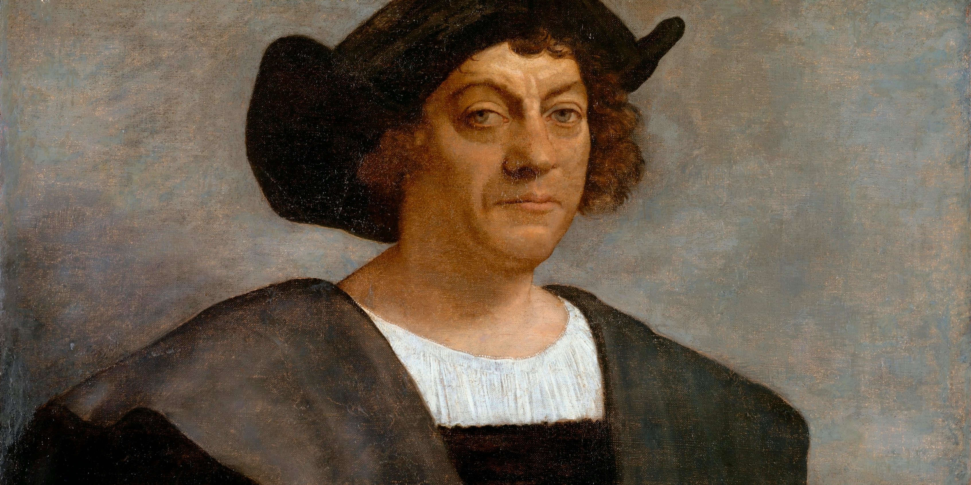 Retrato de um homem que se acredita ser Cristóvão Colombo, executado em 1519, 13 anos após a morte do navegador, pelo pintor italiano Sebastiano del Piombo