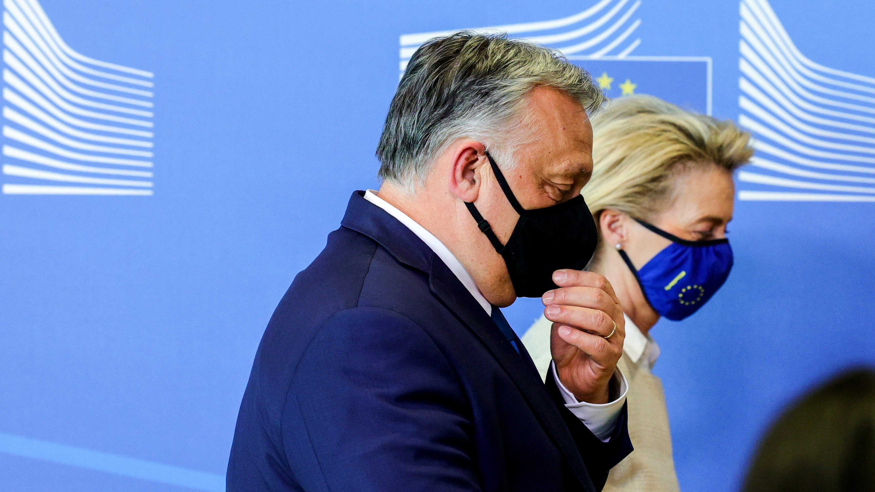 EU Chief Von Der Leyen Hosts Hungarian President Orban