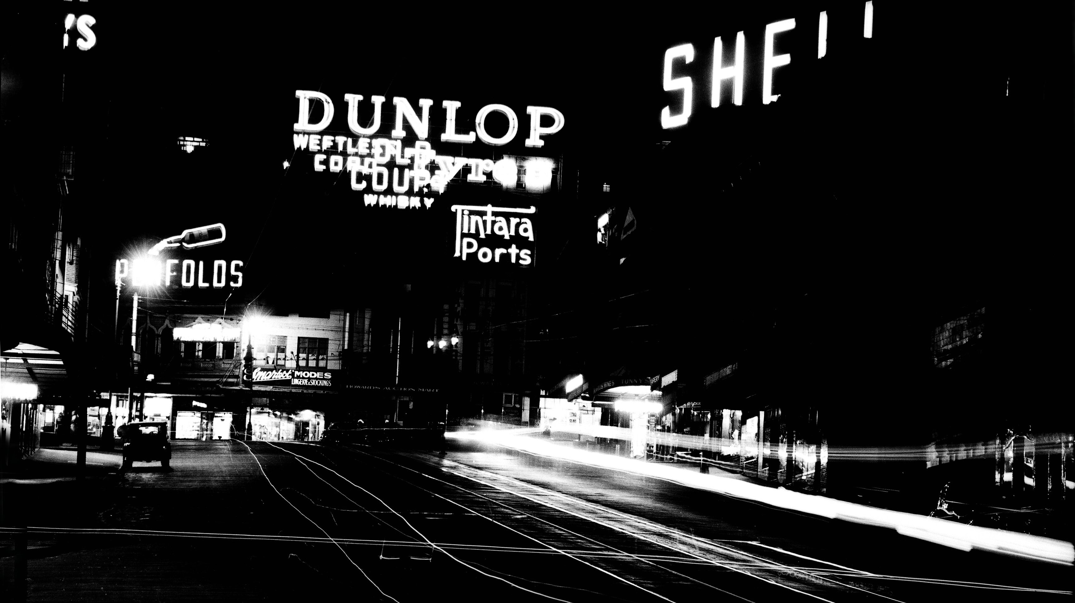 Kings Cross by night, Sydney, 13 November 1936. SMH NEWS Picture by GORDON SHOR
