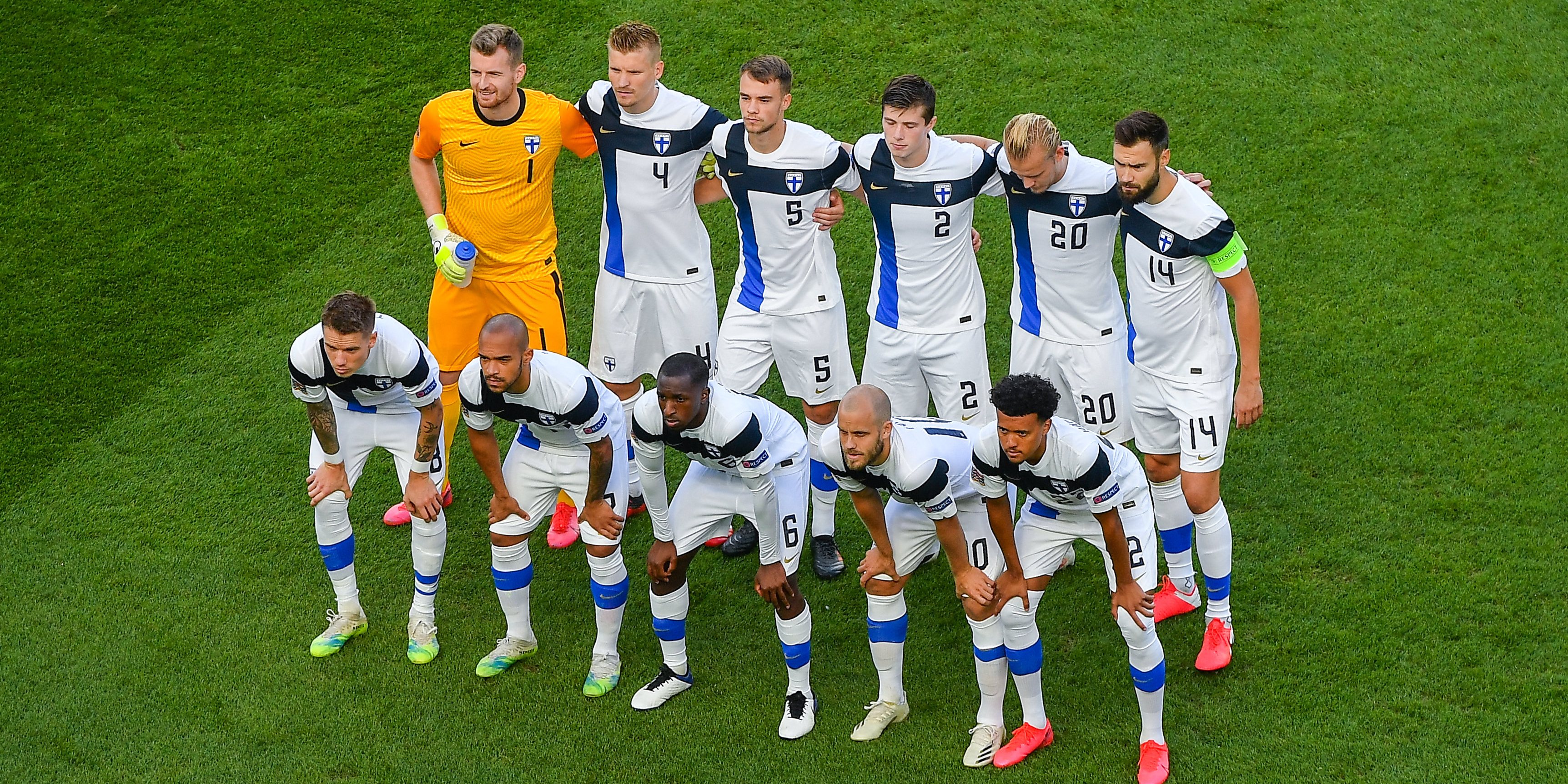 Finlândia conseguiu a qualificação para o Euro-2020 no segundo lugar do grupo J, onde perdeu com a Itália mas superou Grécia, Bósnia, Arménia e Liechtenstein