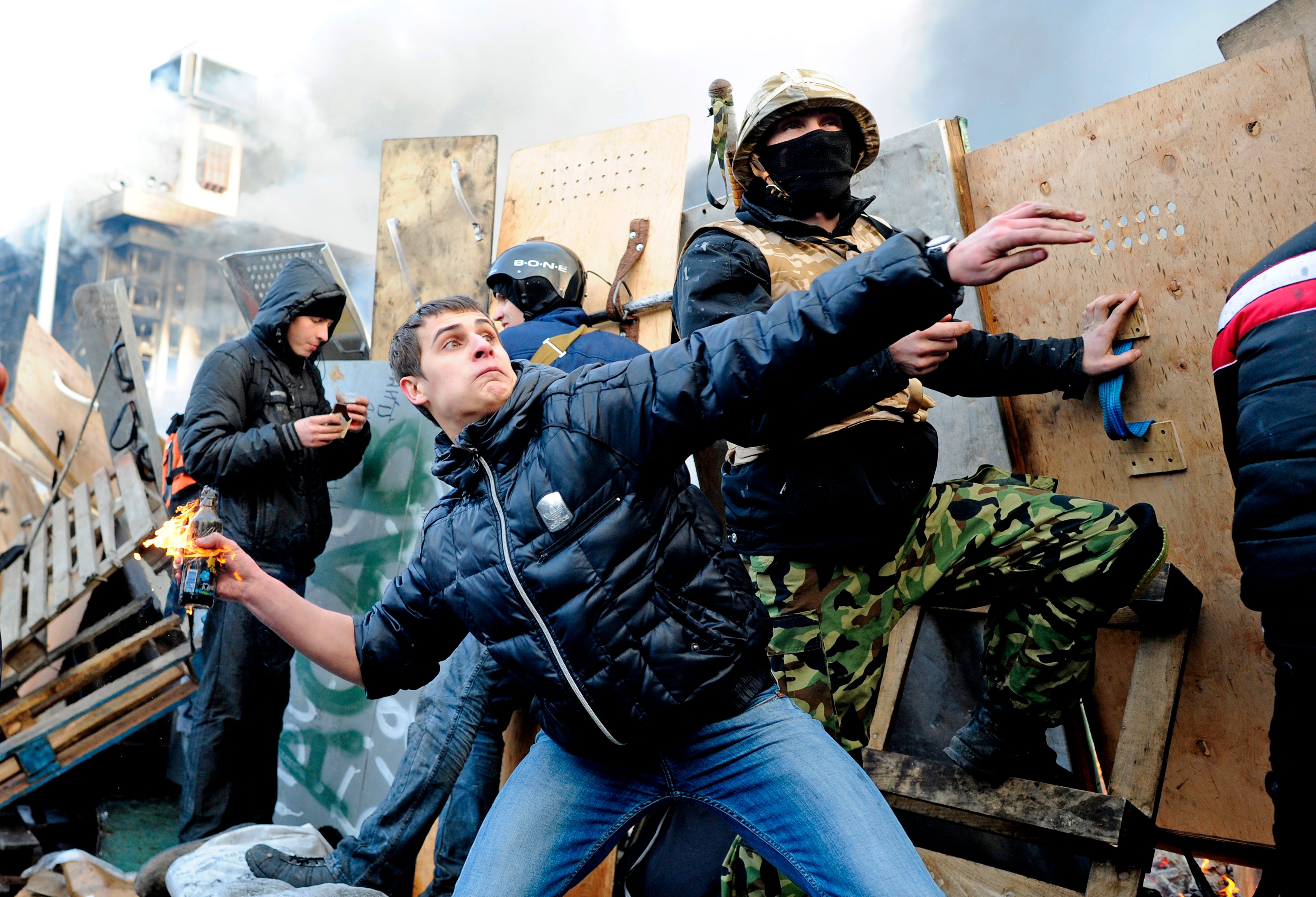 Violence Escalates As Kiev Protests Continue