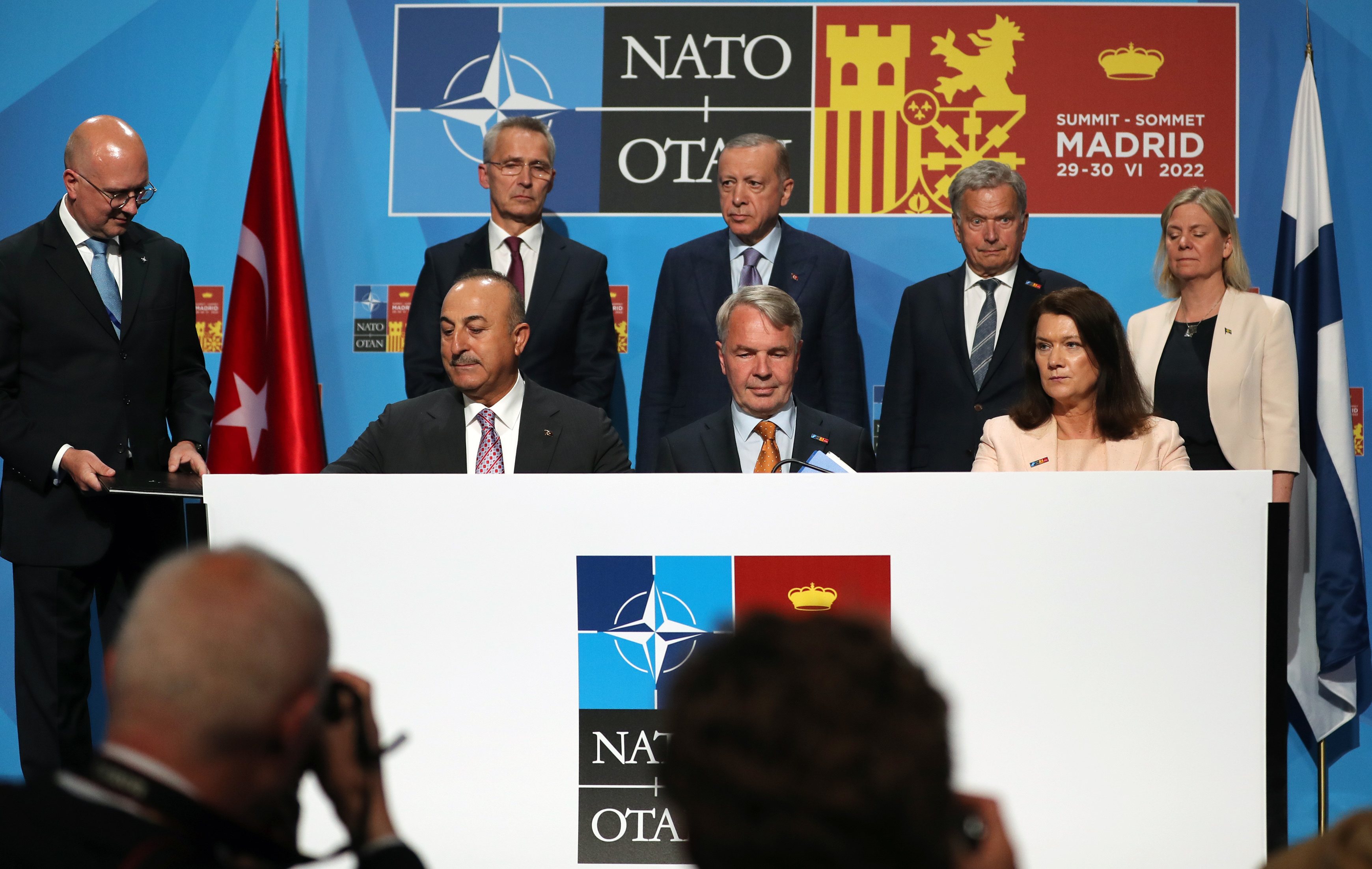 Turkiye, Sweden, Finland sign memorandum on Nordic countries&#039; NATO bids