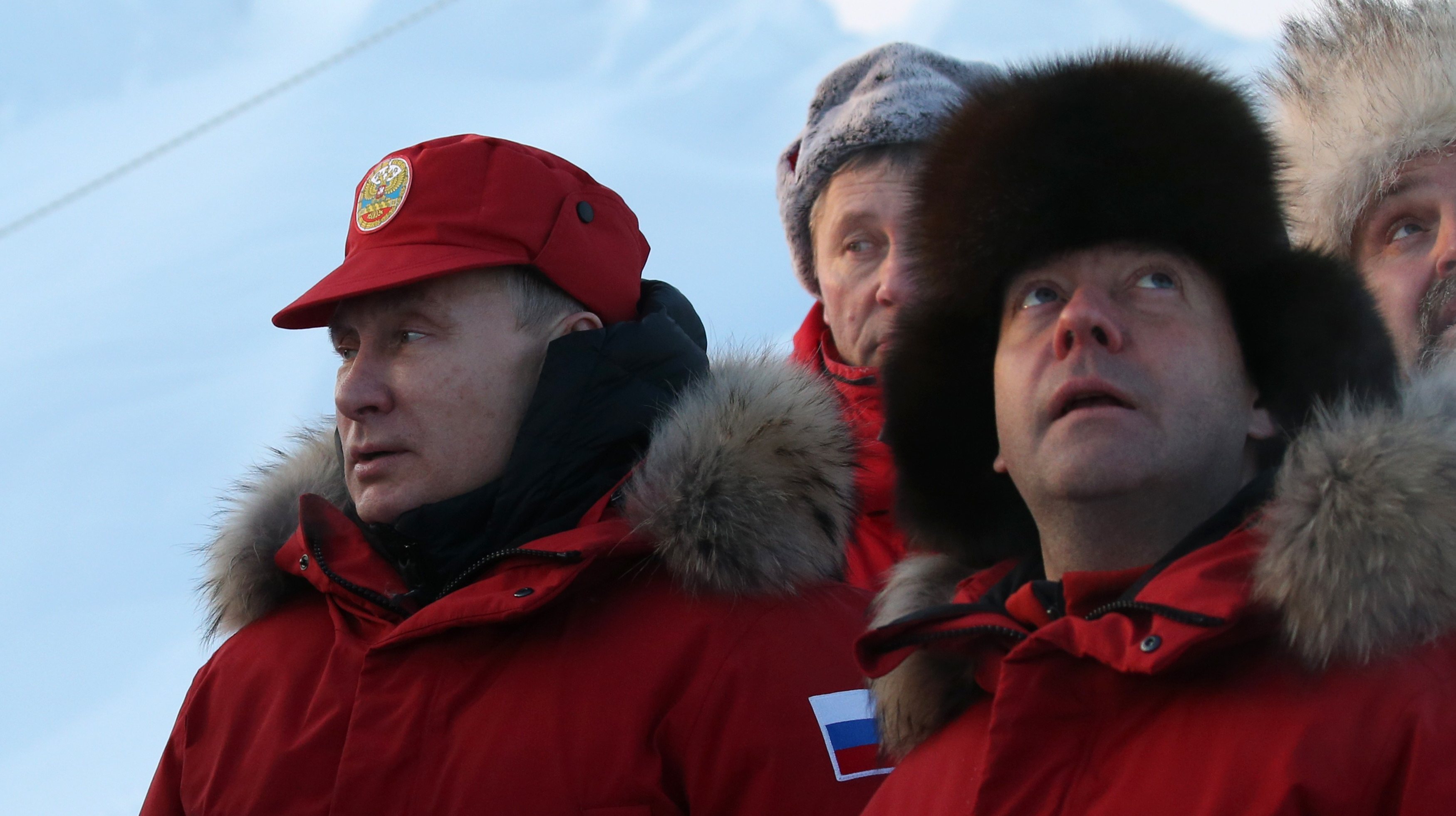 Russian President Vladimir Putin visits Franz Joseph Land in Arctic