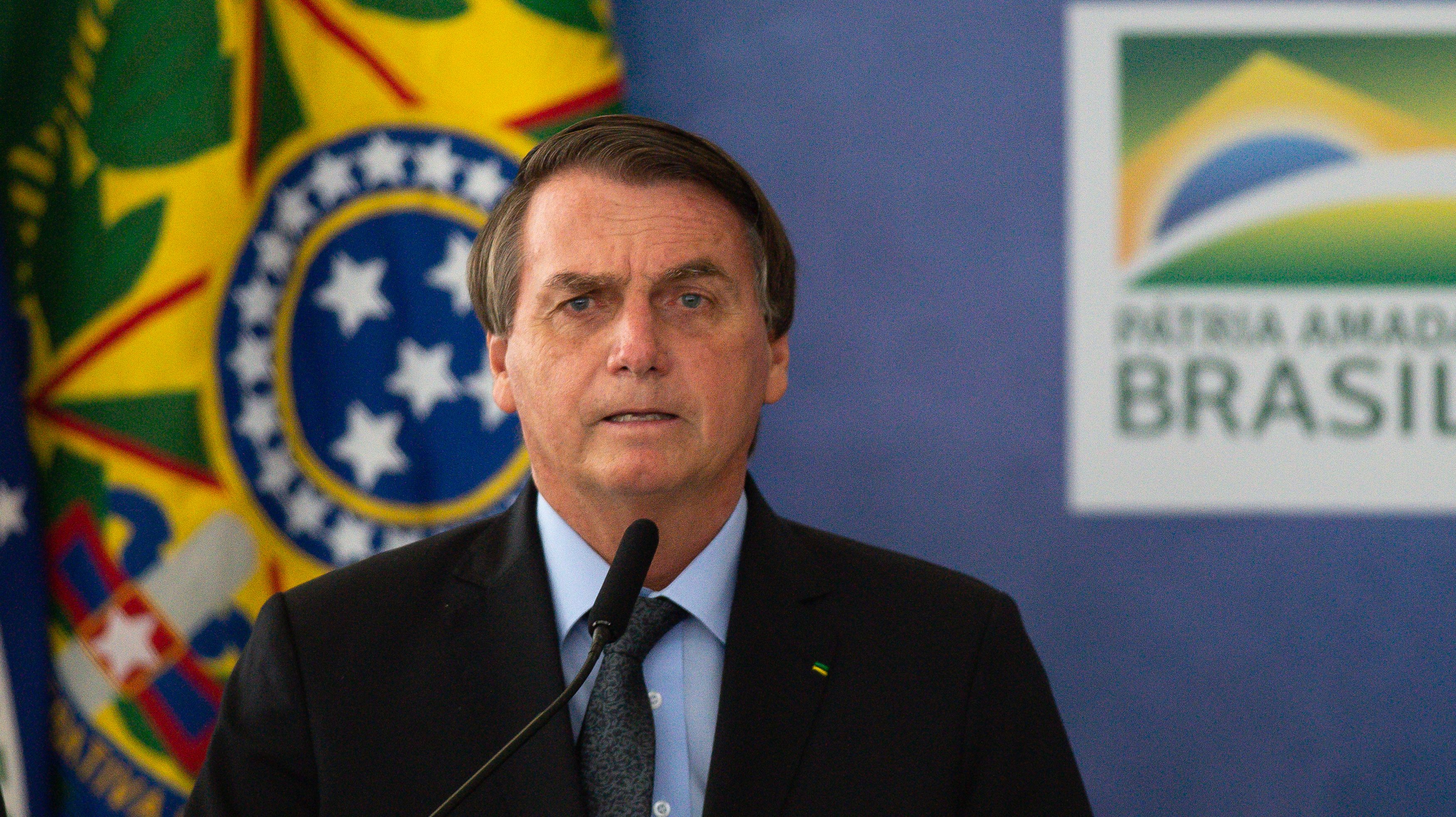 Bolsonaro Participates in the Launch of Programa das Aguas Amidst the Coronavirus (COVID - 19) Pandemic