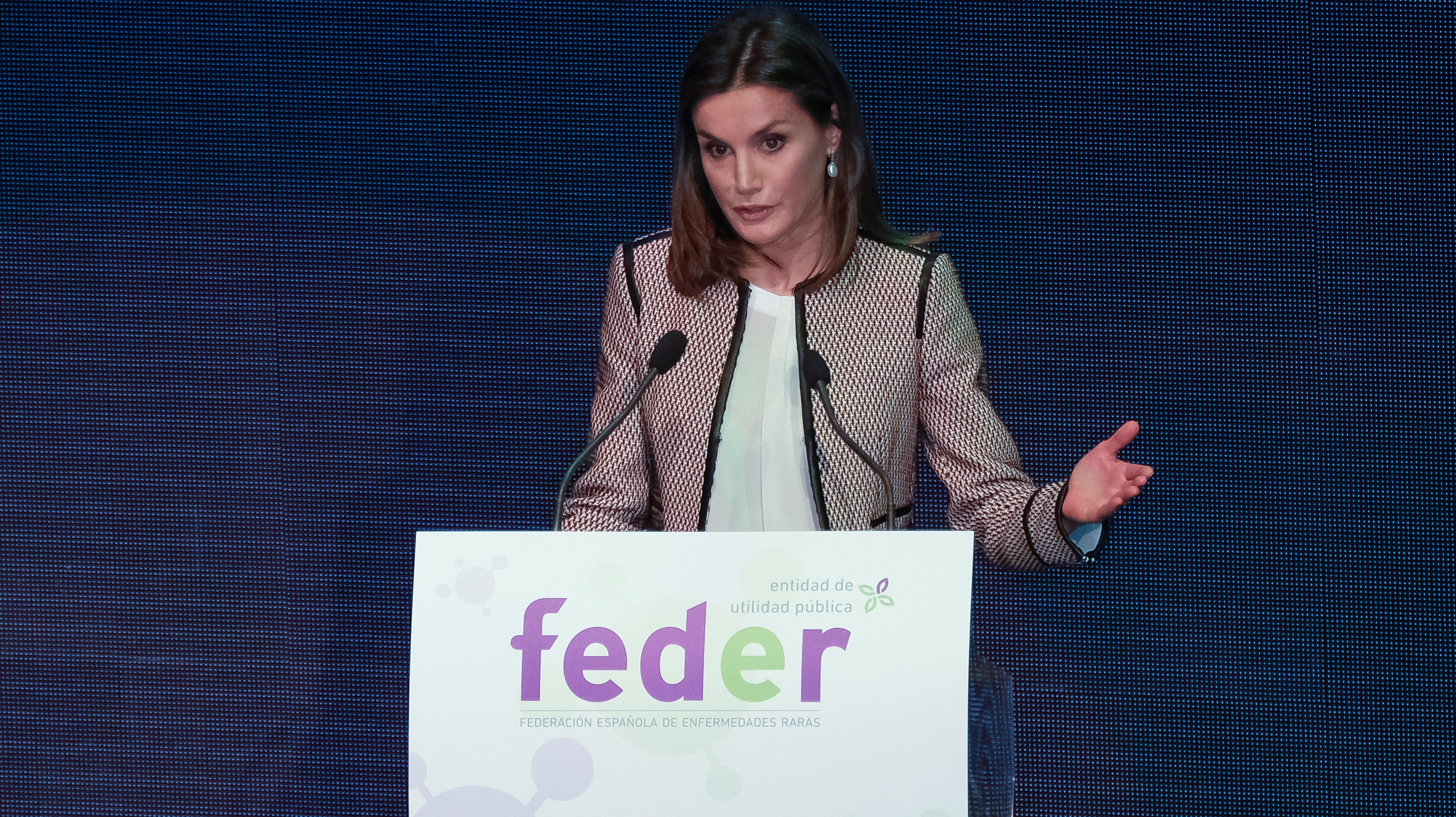 Queen Letizia Of Spain Attends the Rare Diseases Day