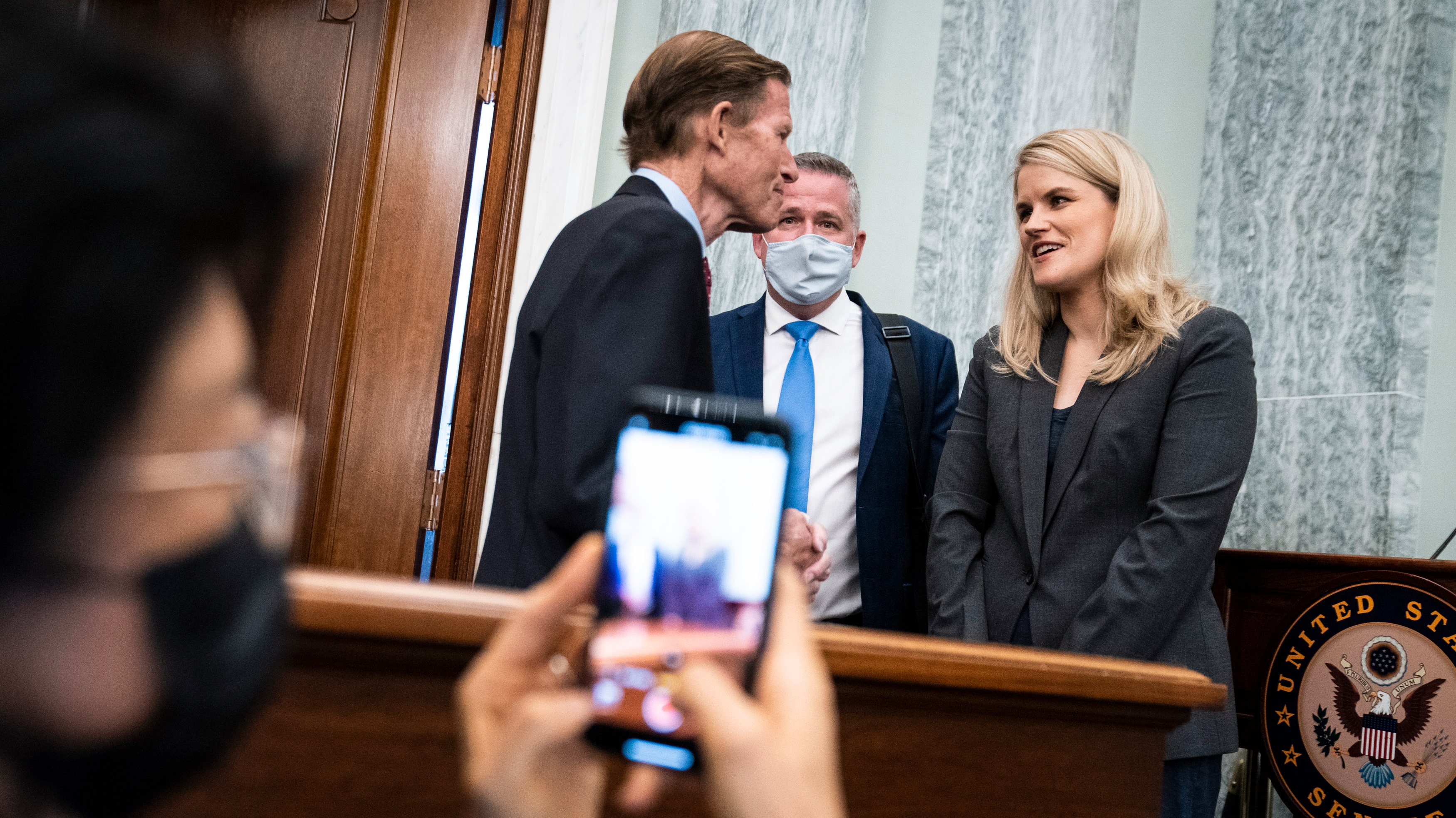 Facebook Whistle Blower Frances Haugen Testifies To Senate Committee