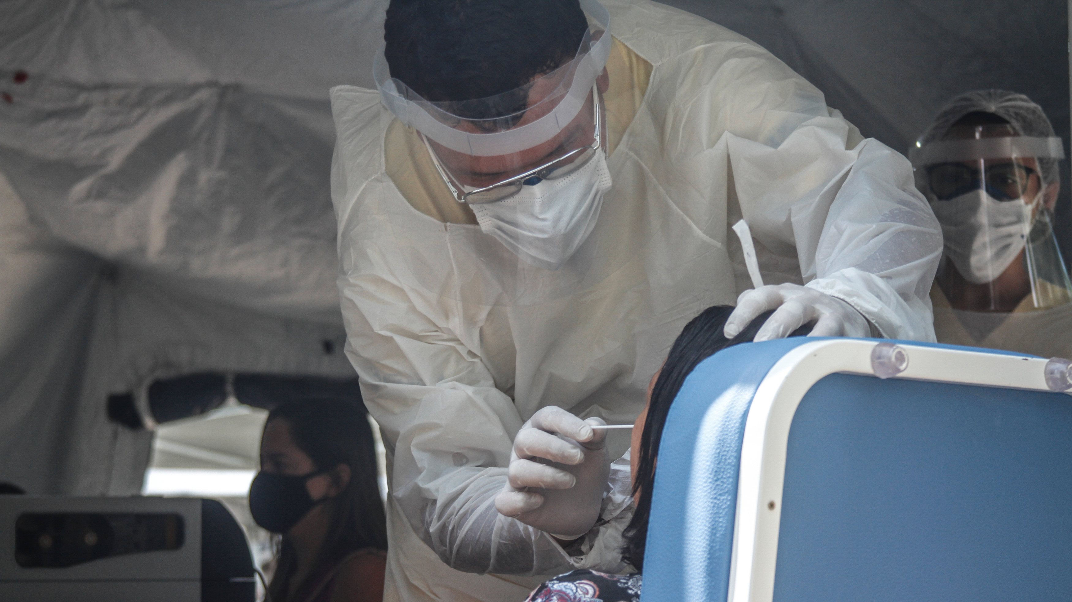 Coronavirus Mass Testing at State Hospital Alberto Torres and Unidade de Pronto Atendimento (UPA) Colubandê Amidst the Pandemic
