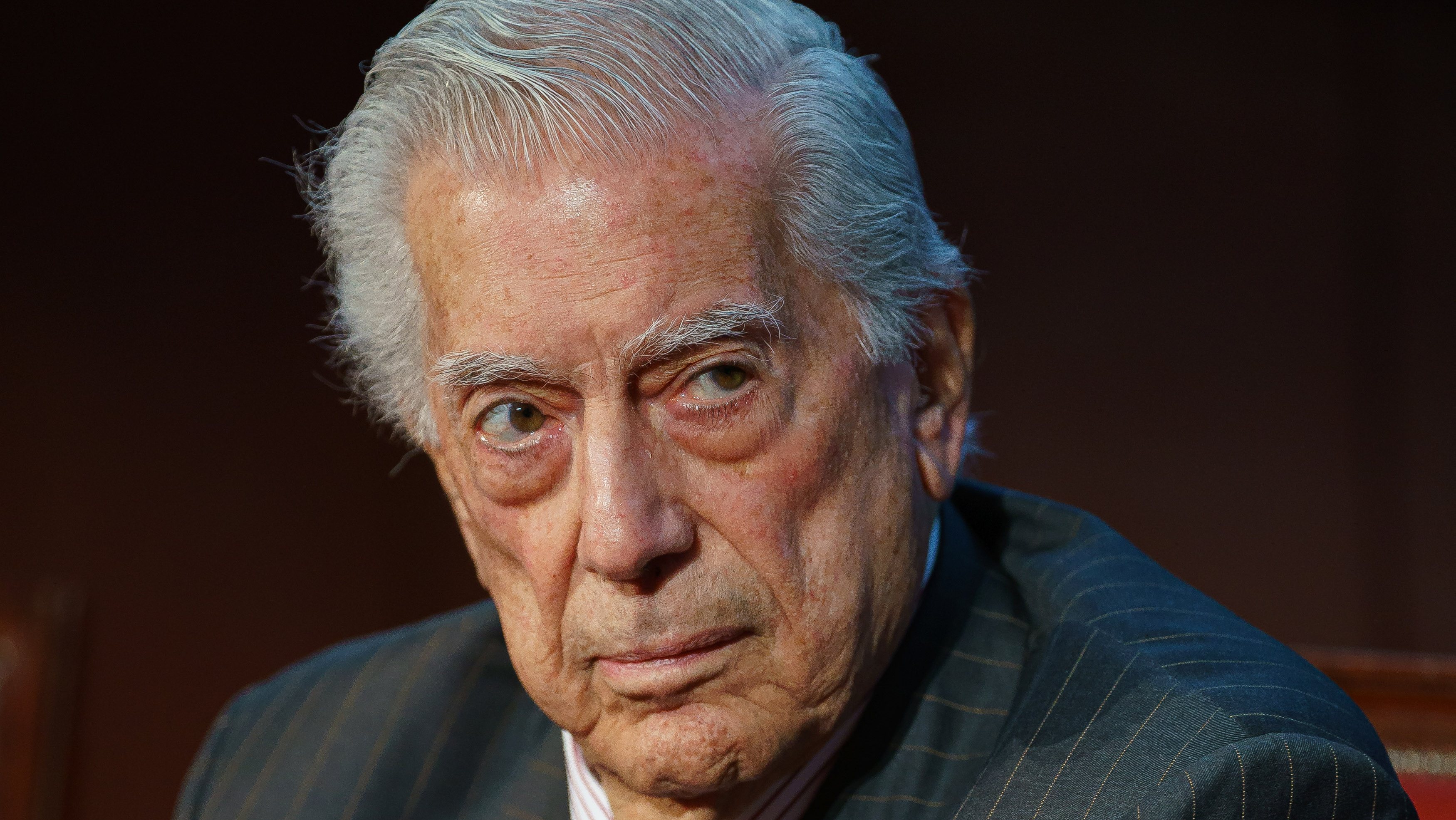 The writer and Nobel Prize winner Mario Vargas Llosa