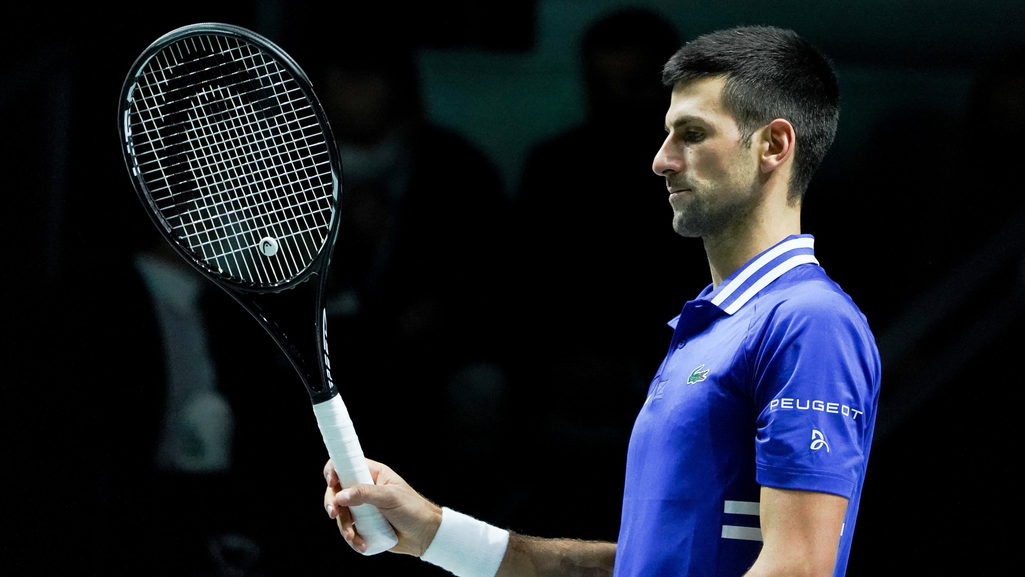 Novak Djokovic - Croatia - Davis Cup Finals 2021 - Semifinal 1