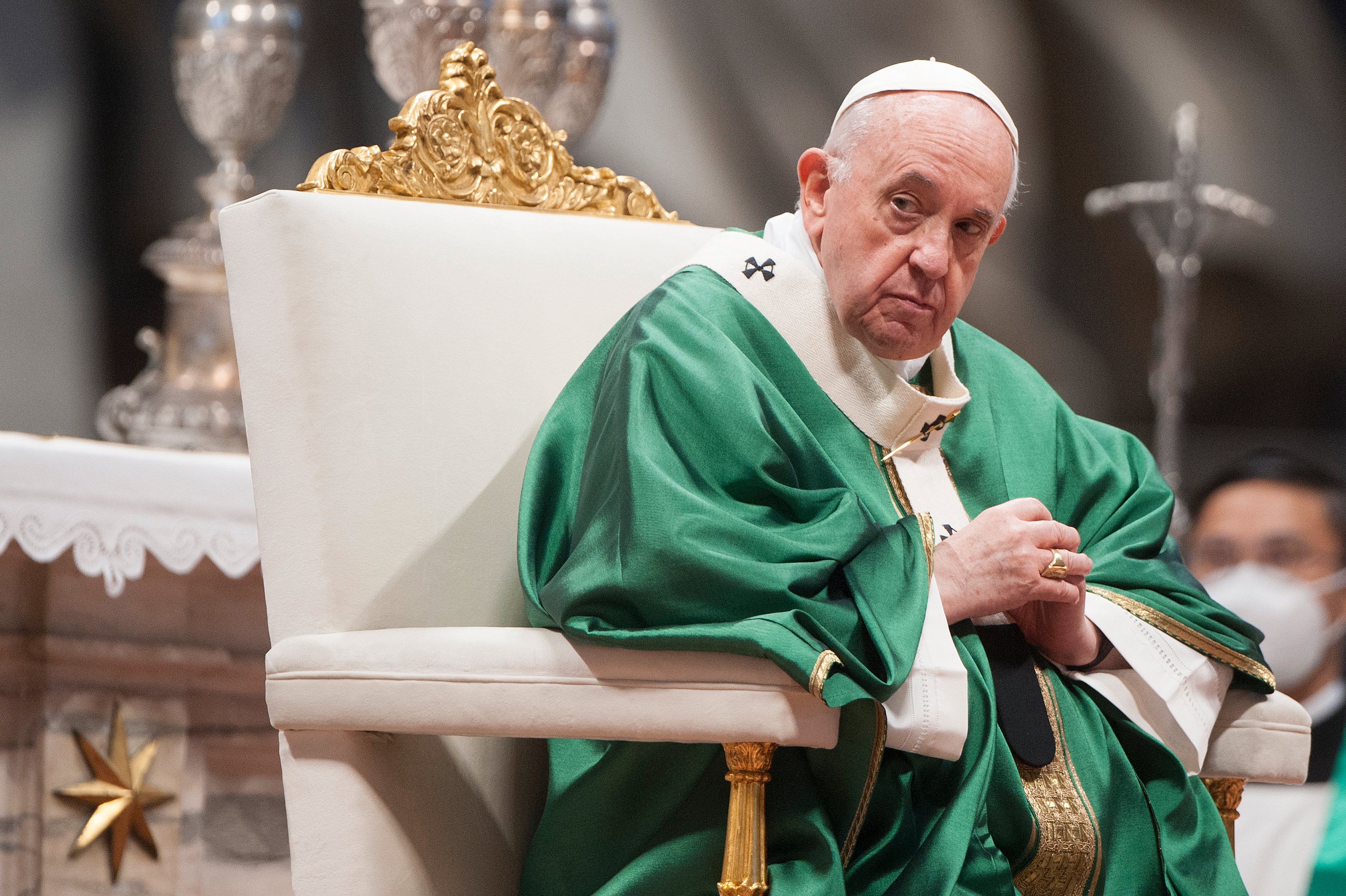 Pope Francis Leads Mass For The Synod Of Bishops Opening