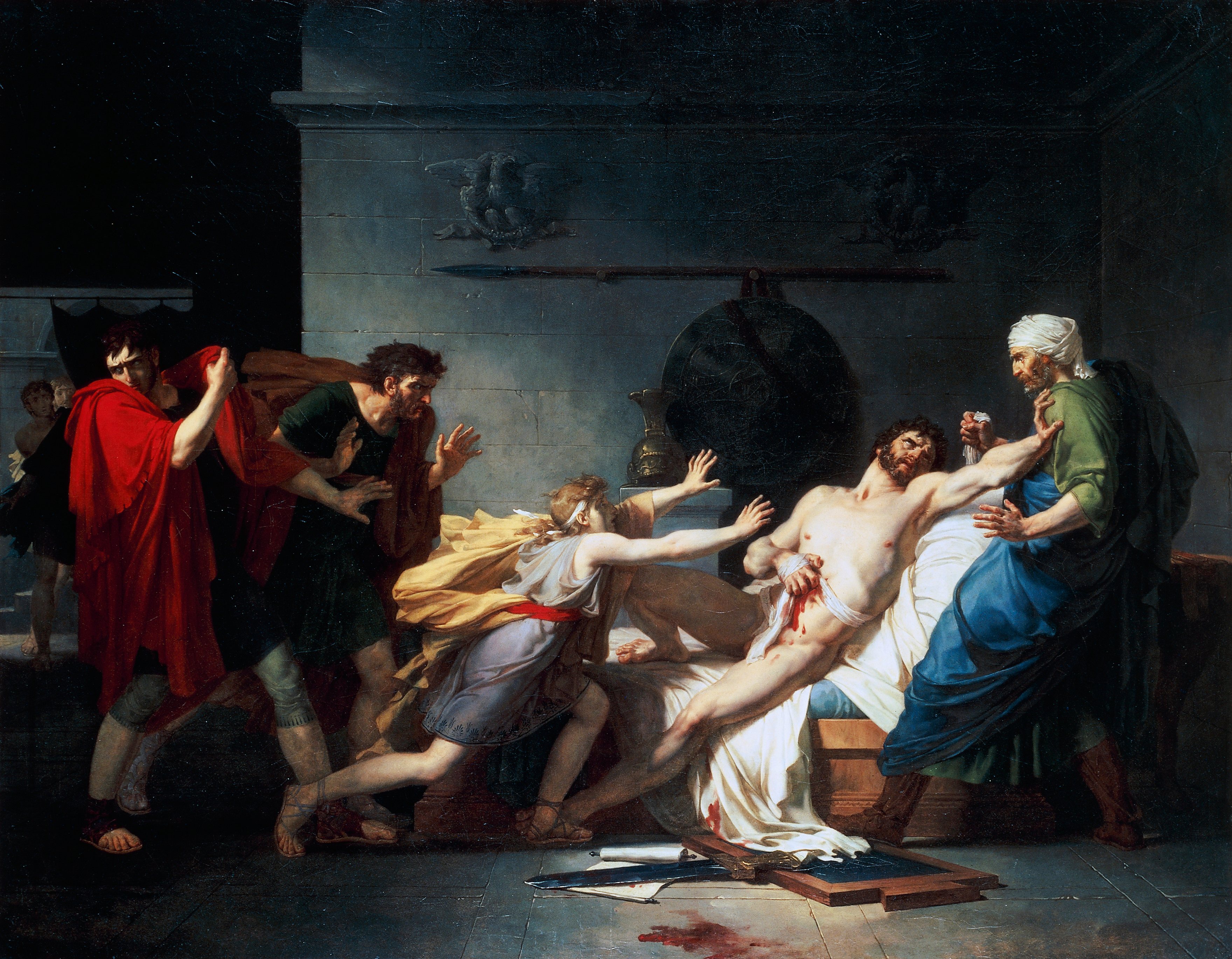 Death of Cato the Younger also known as Uticensis