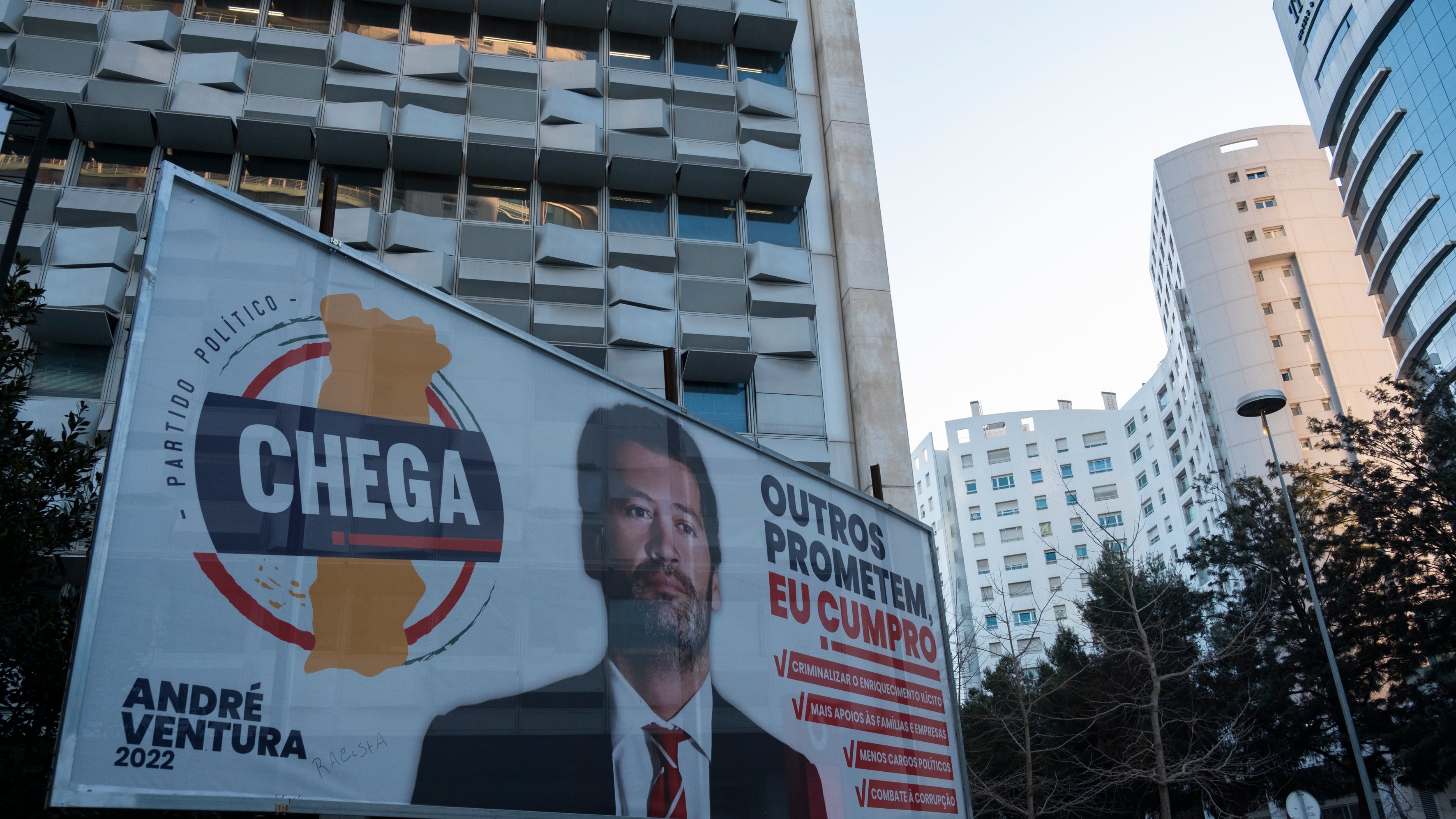 Campaign For Elections In Portugal With Billboards In Lisbon
