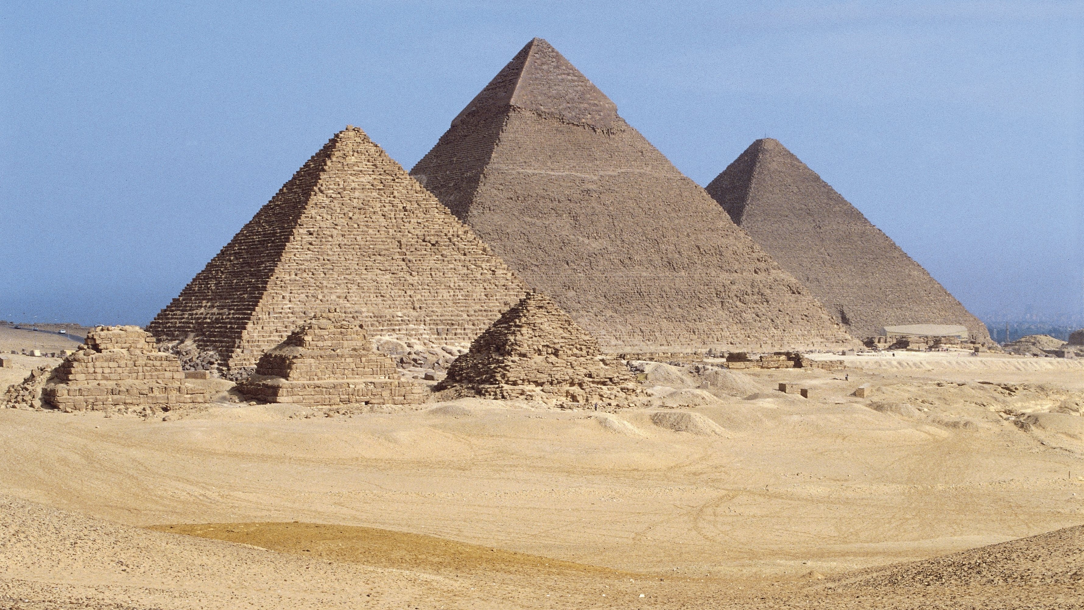 Egypt - Cairo - Ancient Memphis (UNESCO World Heritage List, 1979). Pyramids at Giza