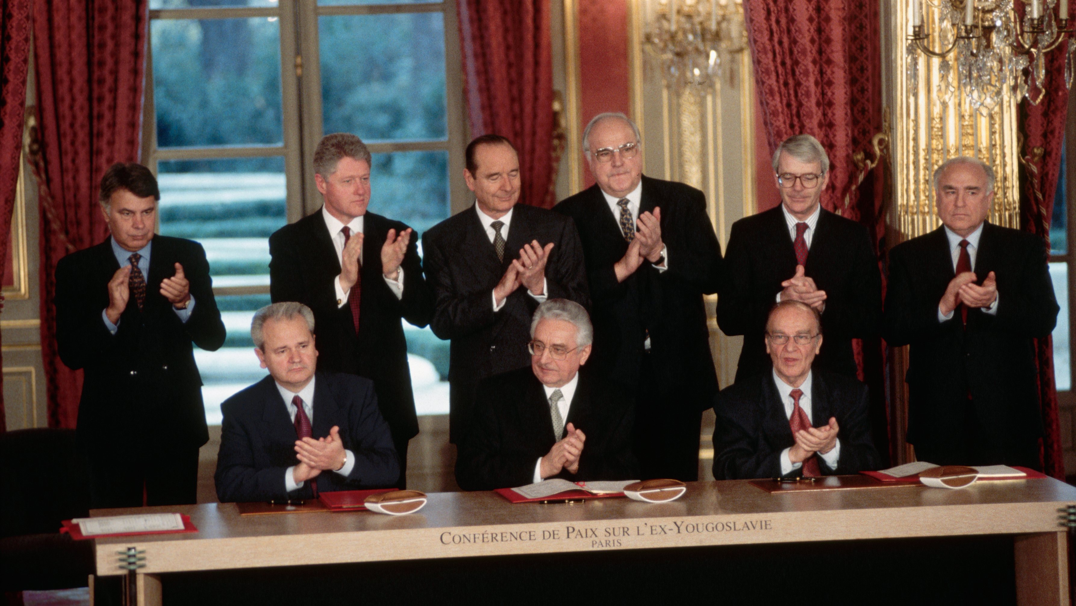 World Leaders at the Signing of the Dayton Peace Agreement