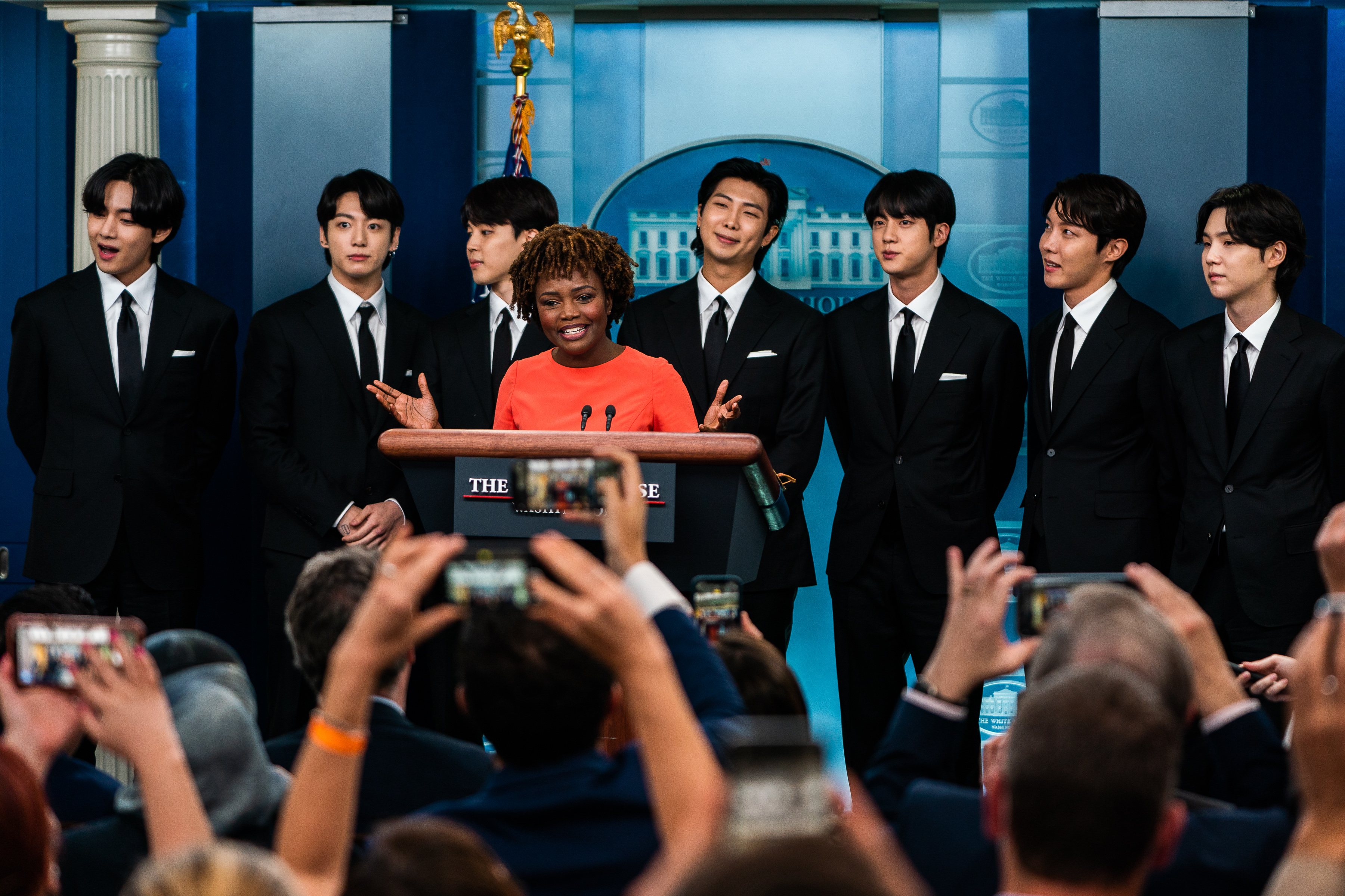 White House press secretary Karine Jean-Pierre K-pop supergroup BTS