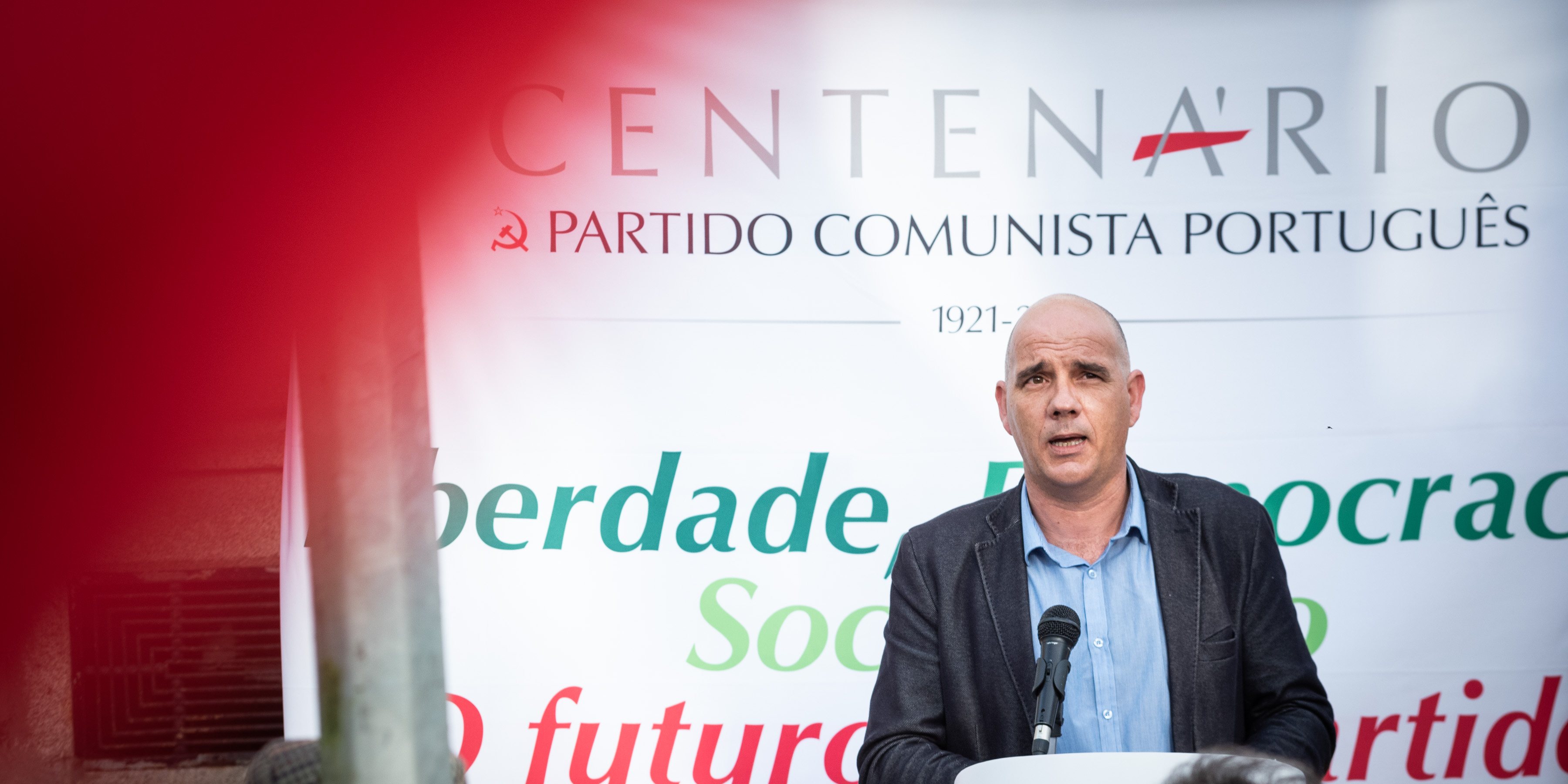 Paulo Raimundo discursou no centenário do PCP. Uma &quot;pista&quot; para a escolha agora revelada, dizem fontes do PCP