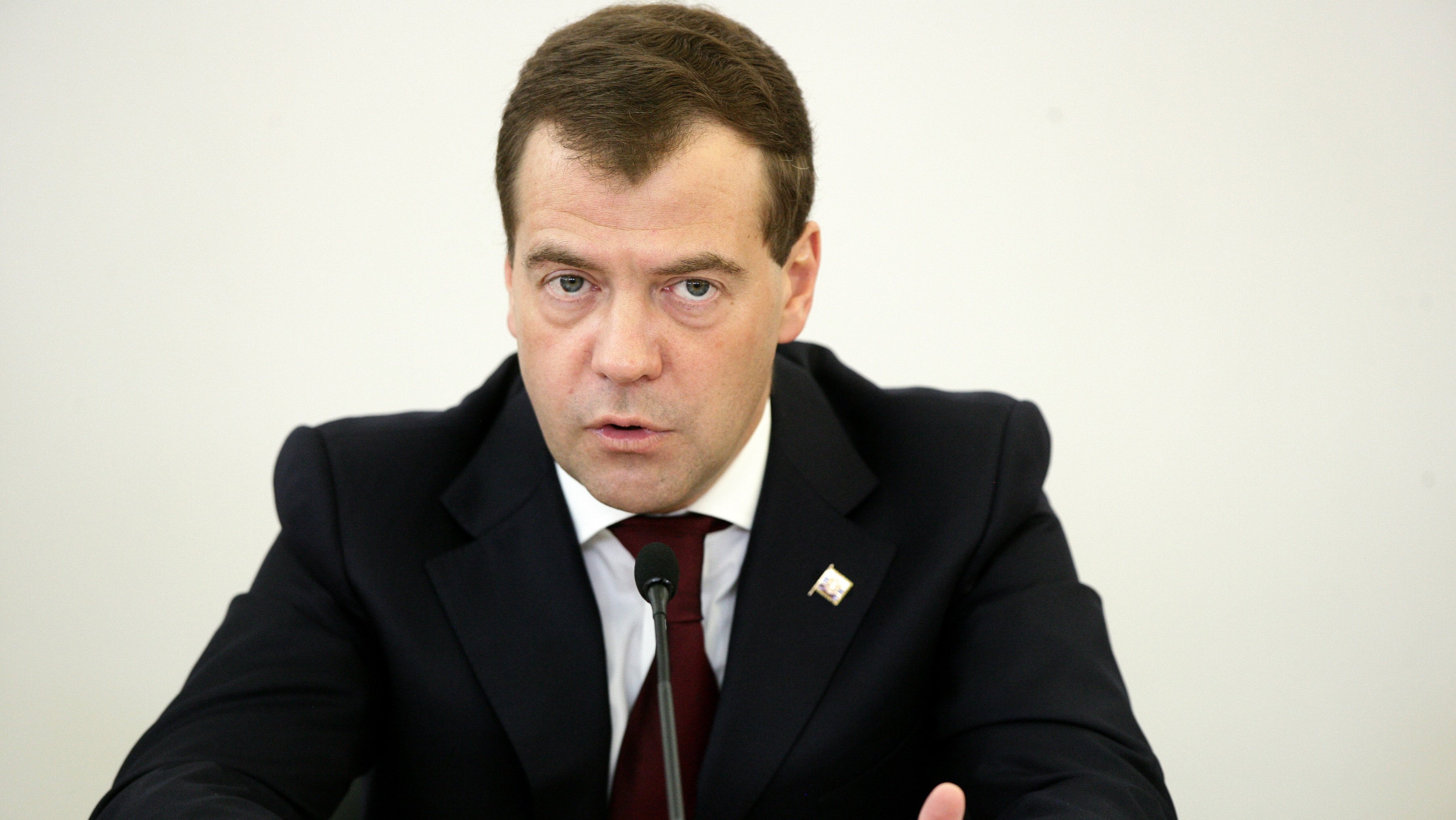 Dmitry Medvedev Attends a Meeting of State Councils In Istra