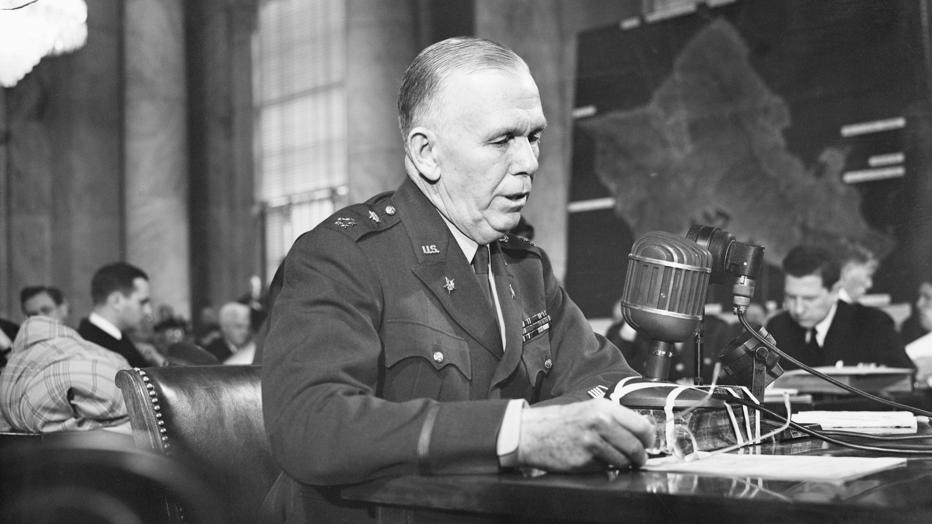 Army General Testifying Before Committe