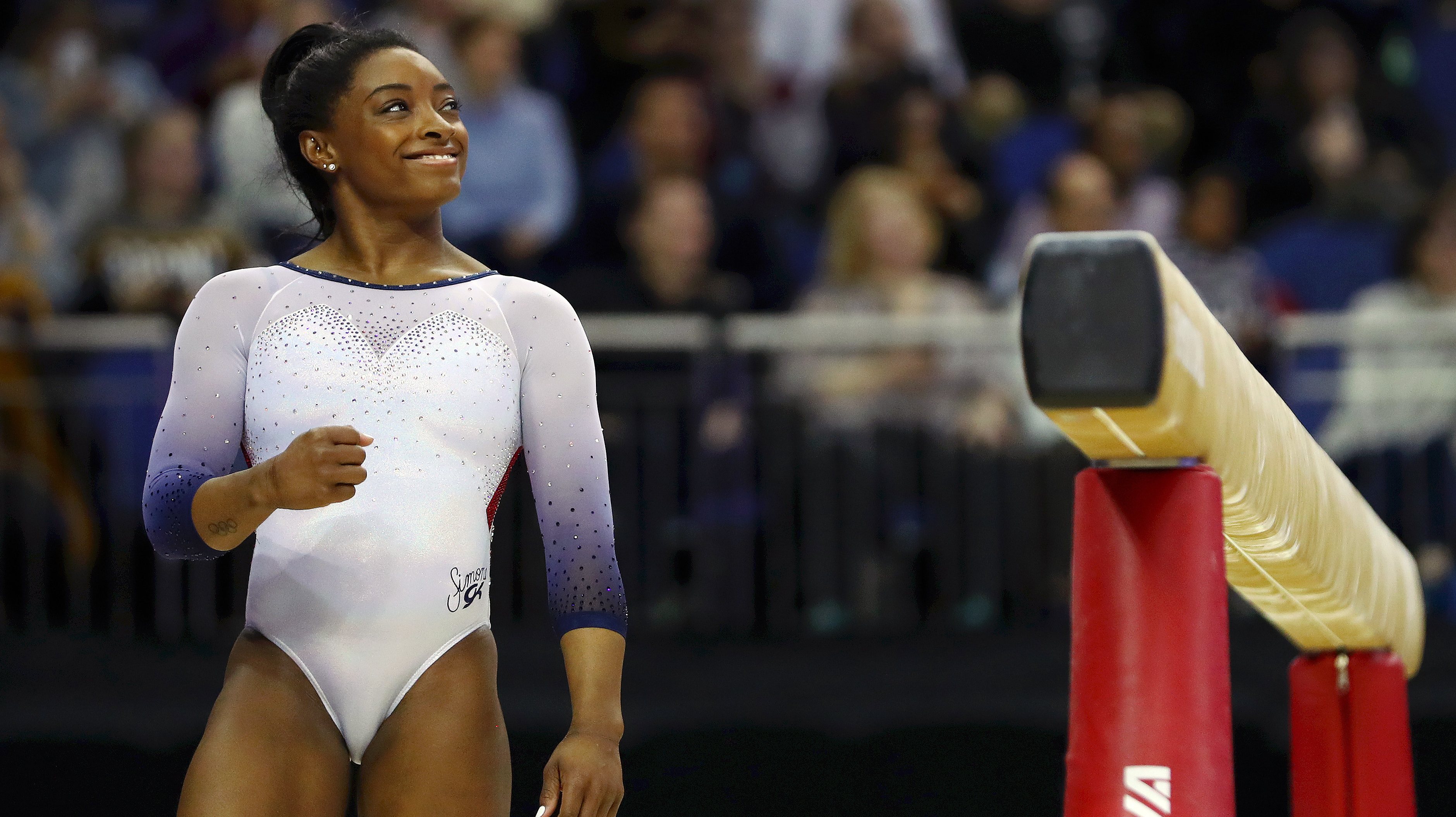A atleta norte-americana venceu quatro medalhas de ouro nos últimos Jogos, em 2016, no Rio de Janeiro