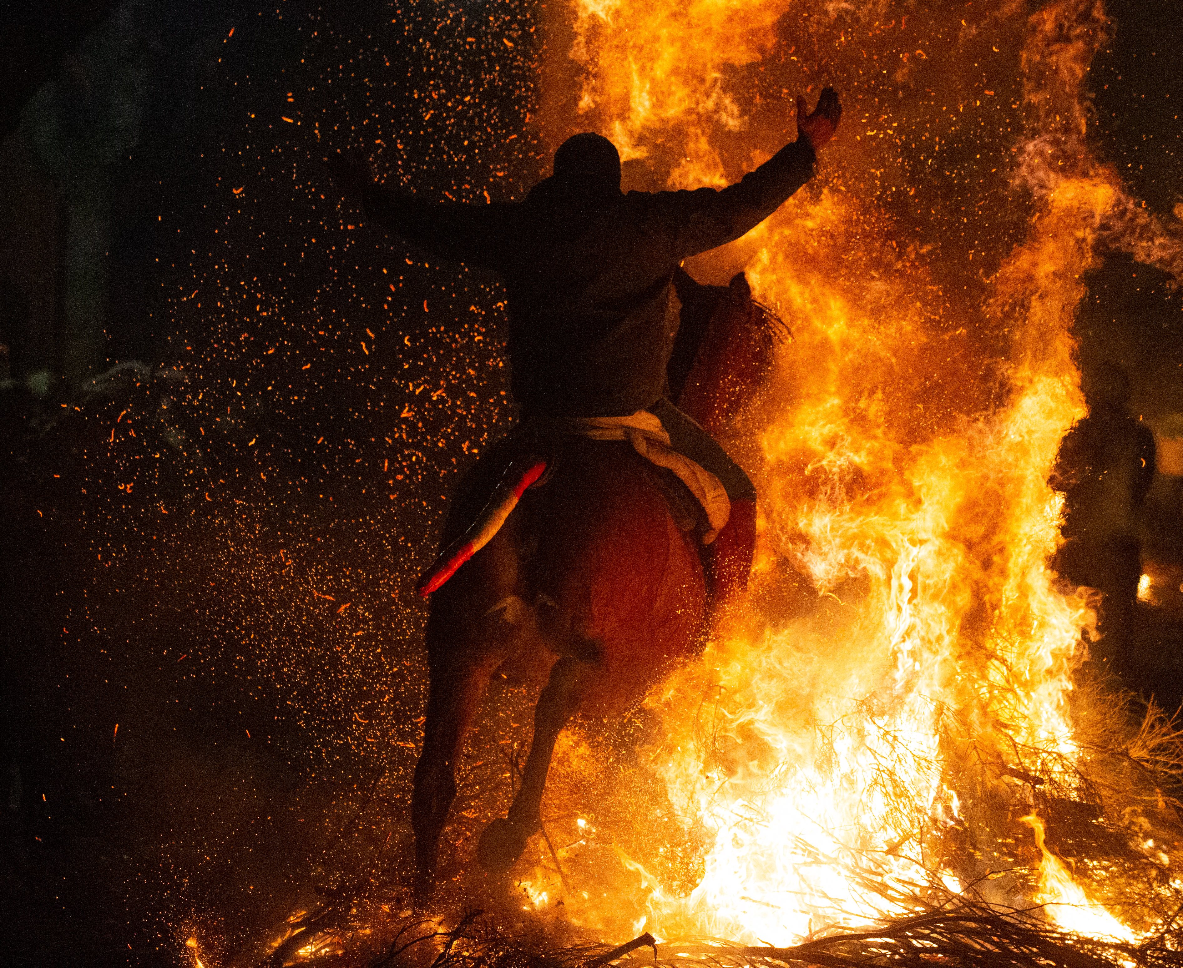 Spain&#039;s Horse And Fire Luminarias Festival 2022 Returns After Pandemic Hiatus