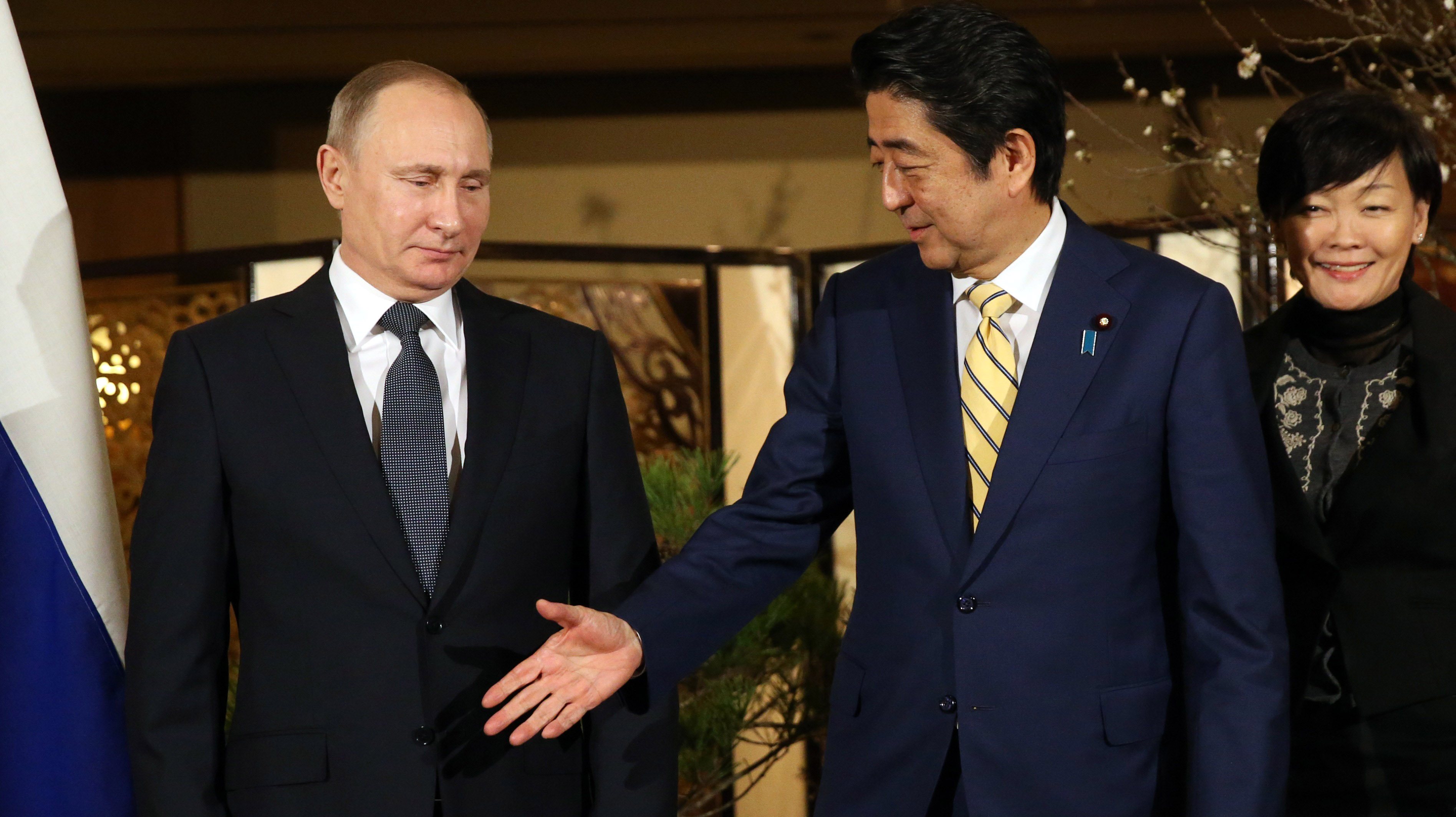 Russian President Vladimir Putin visits Japan