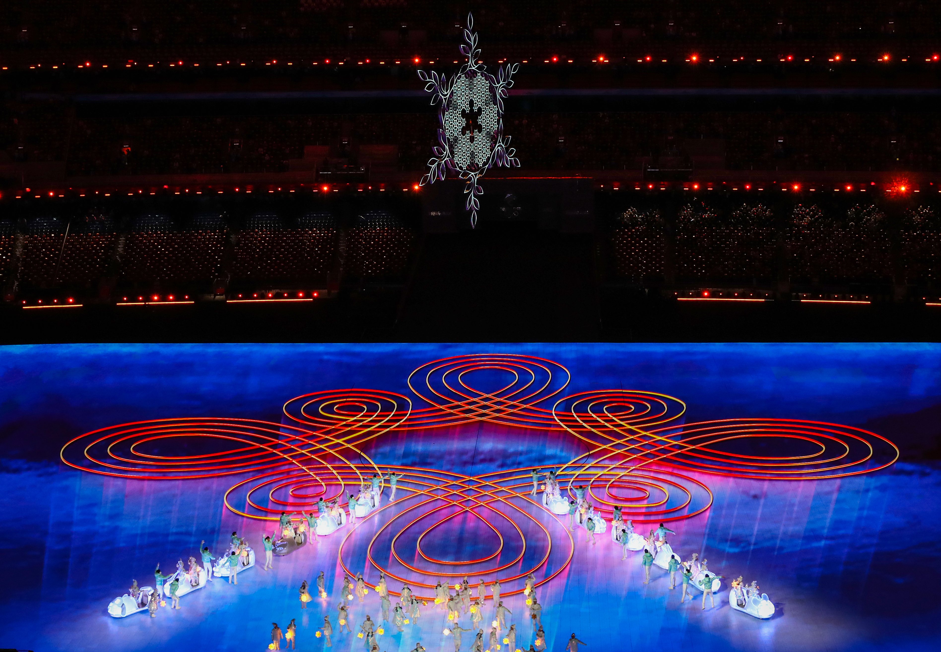 Closing ceremony of Winter Olympic Games in Beijing, China