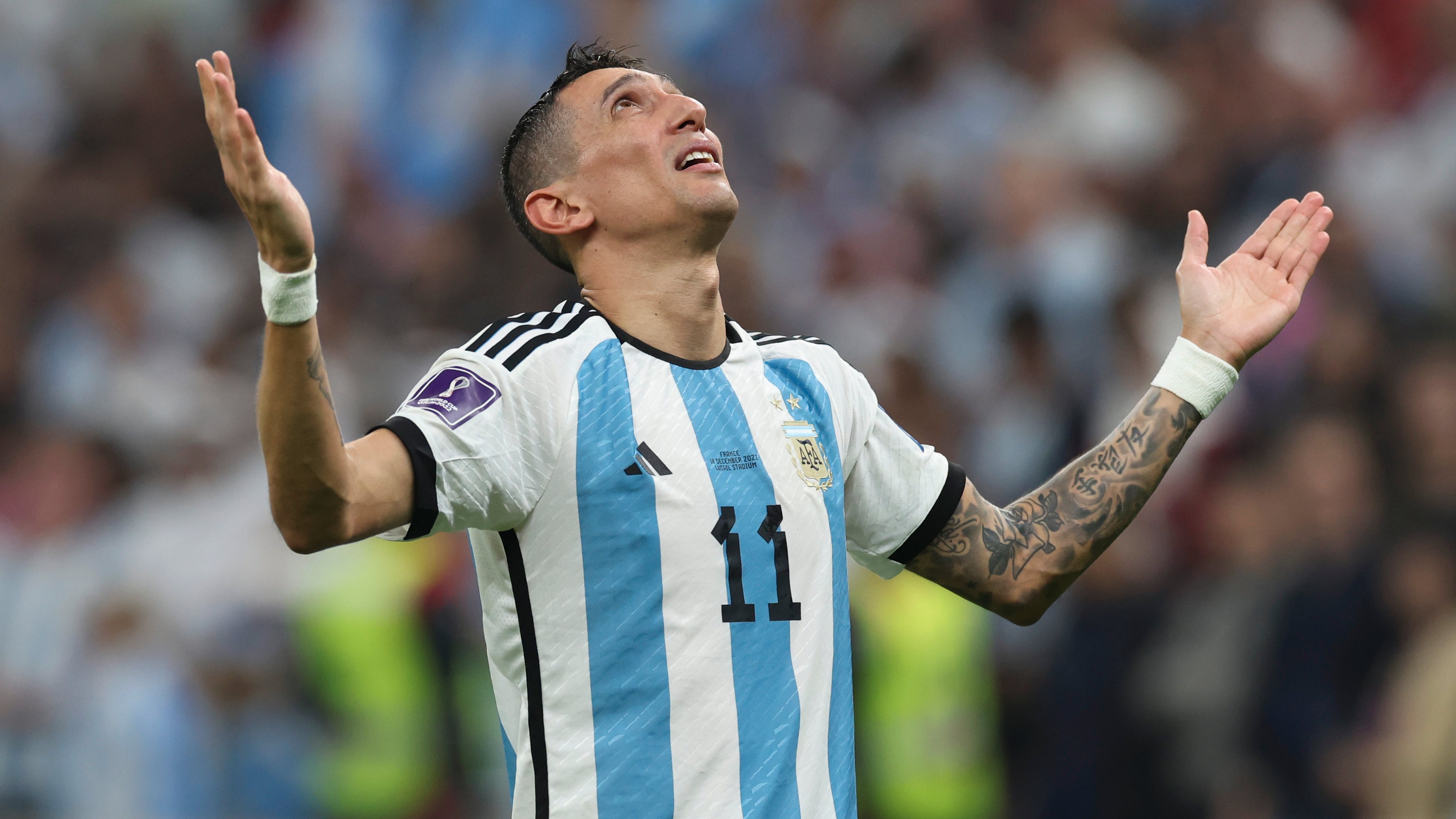 Copa 2022: Di María se emociona após marcar pela Argentina na final