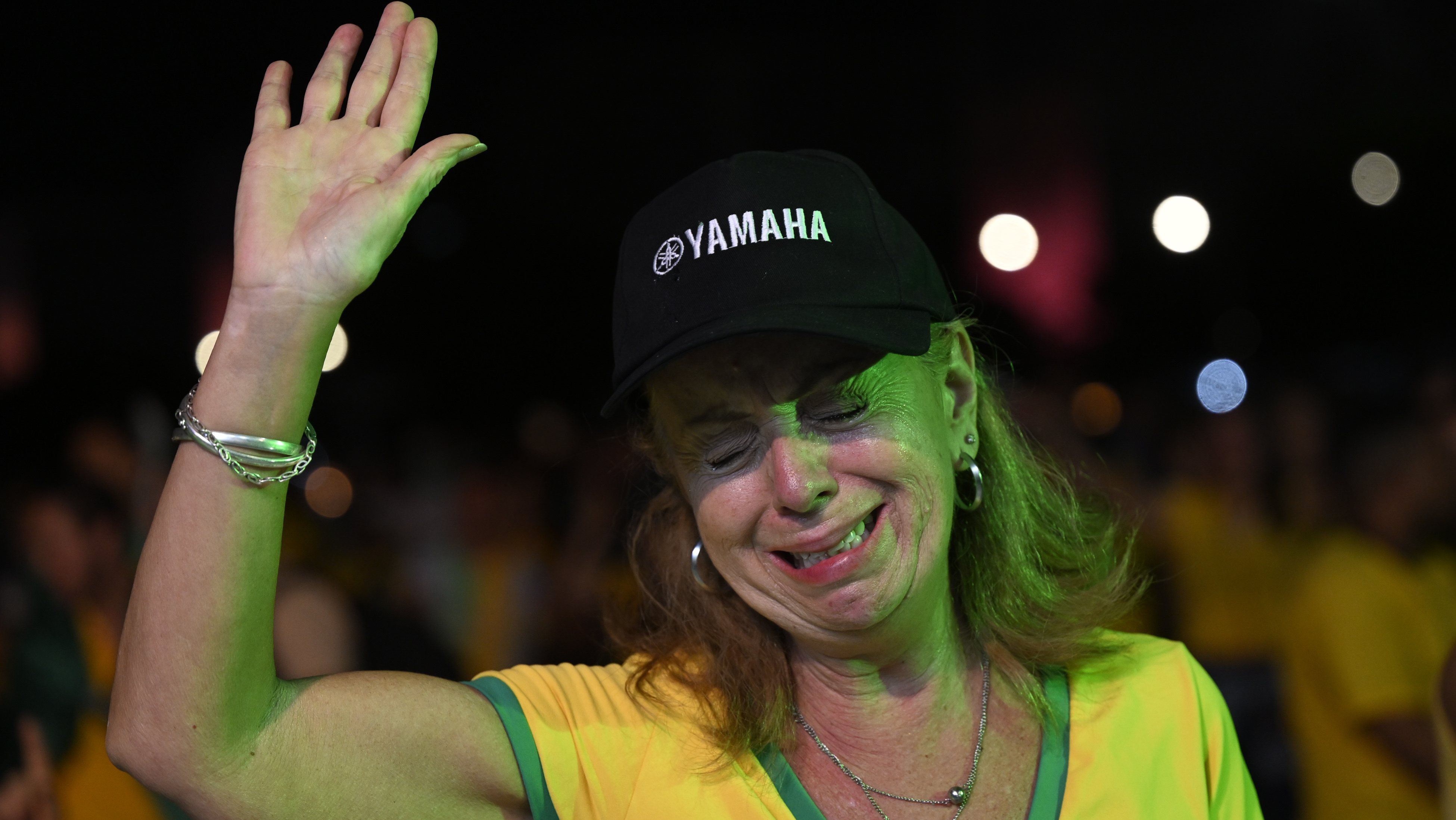 Supporters of Brazil&#039;s President and presidential candidate Jair Bolsonaro
