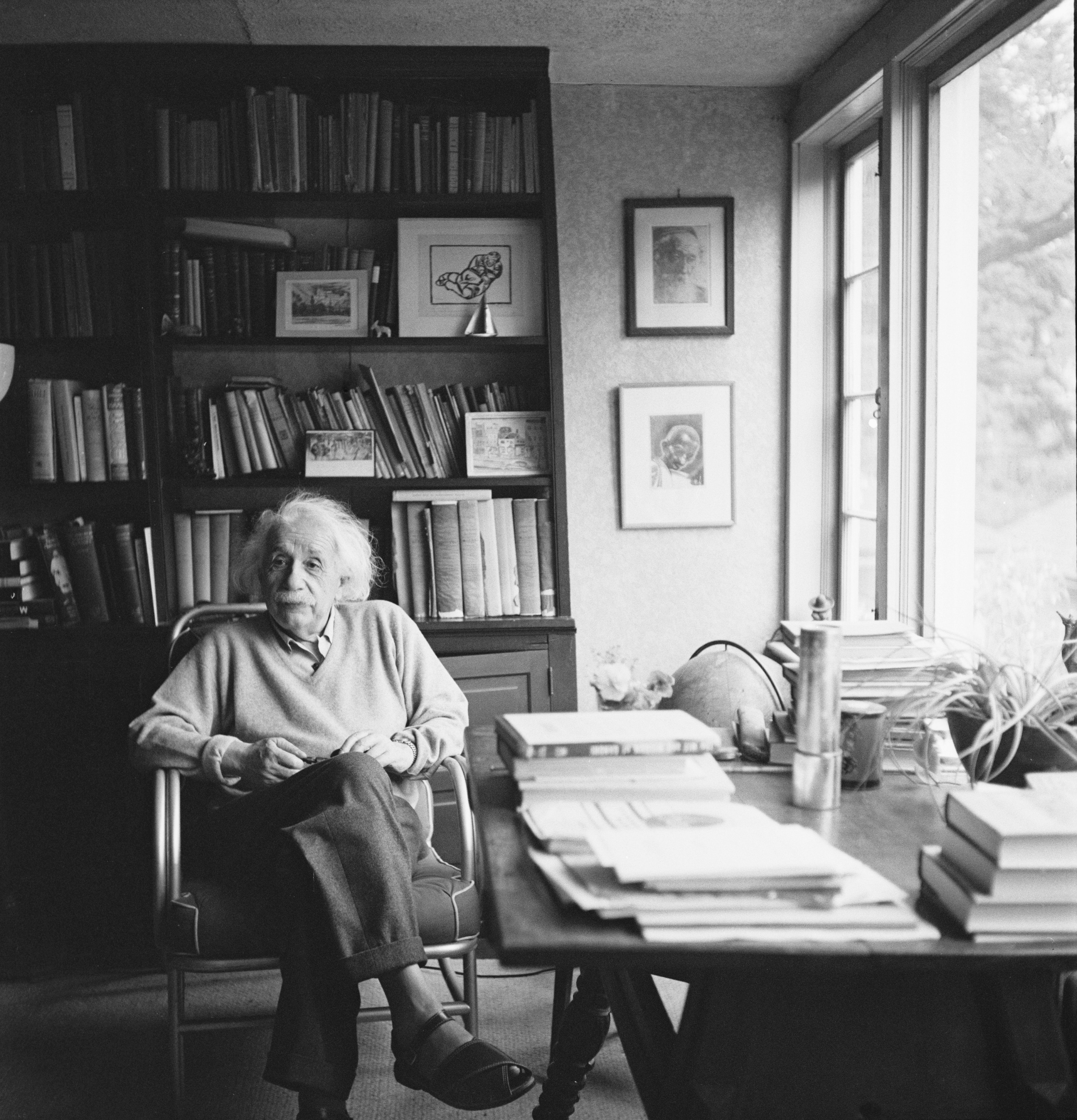 Albert Einstein em Princeton, em 1951