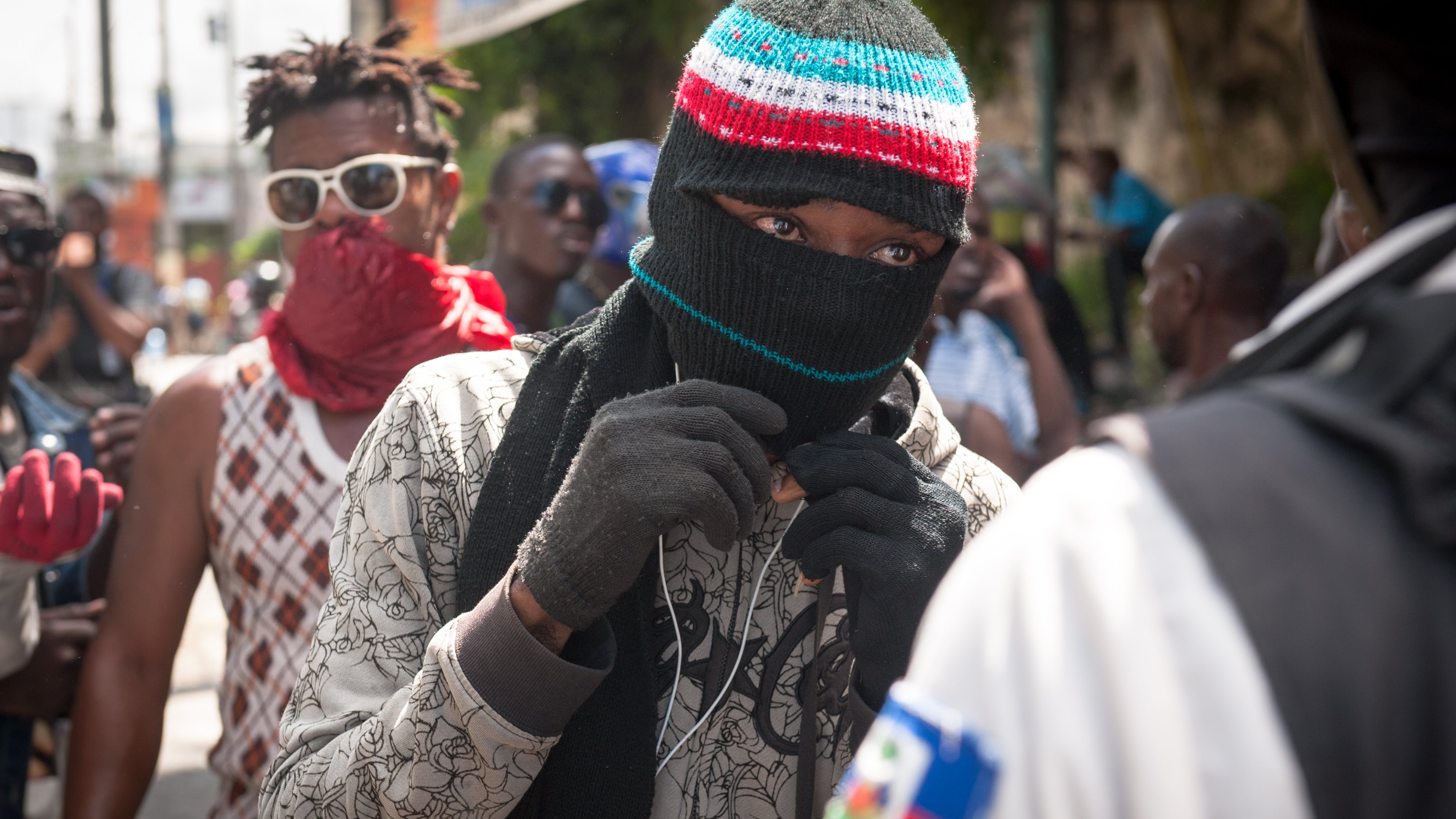 Protestos no Haiti contra raptos
