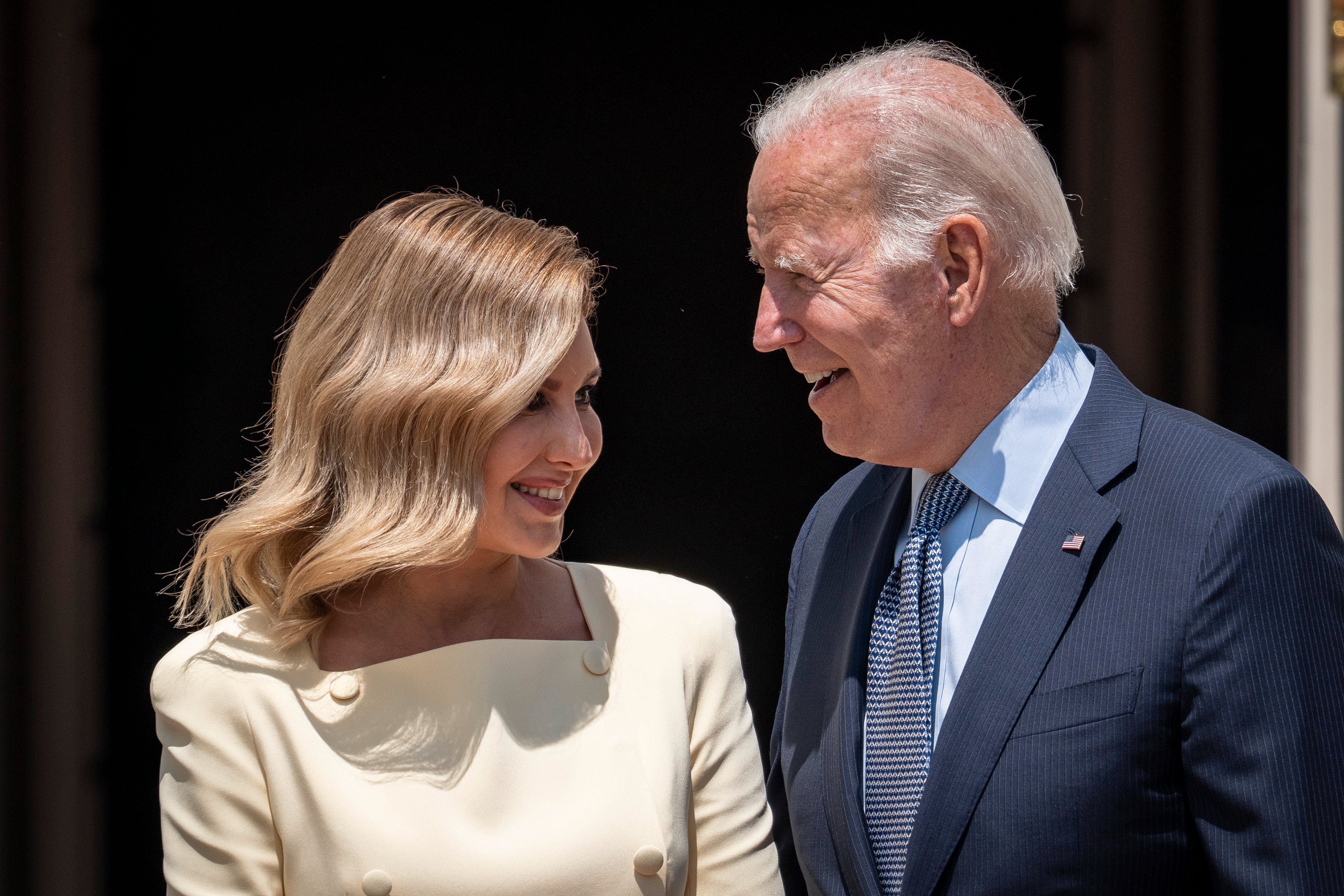 Jill Biden Welcomes The First Lady Of Ukraine To The White House