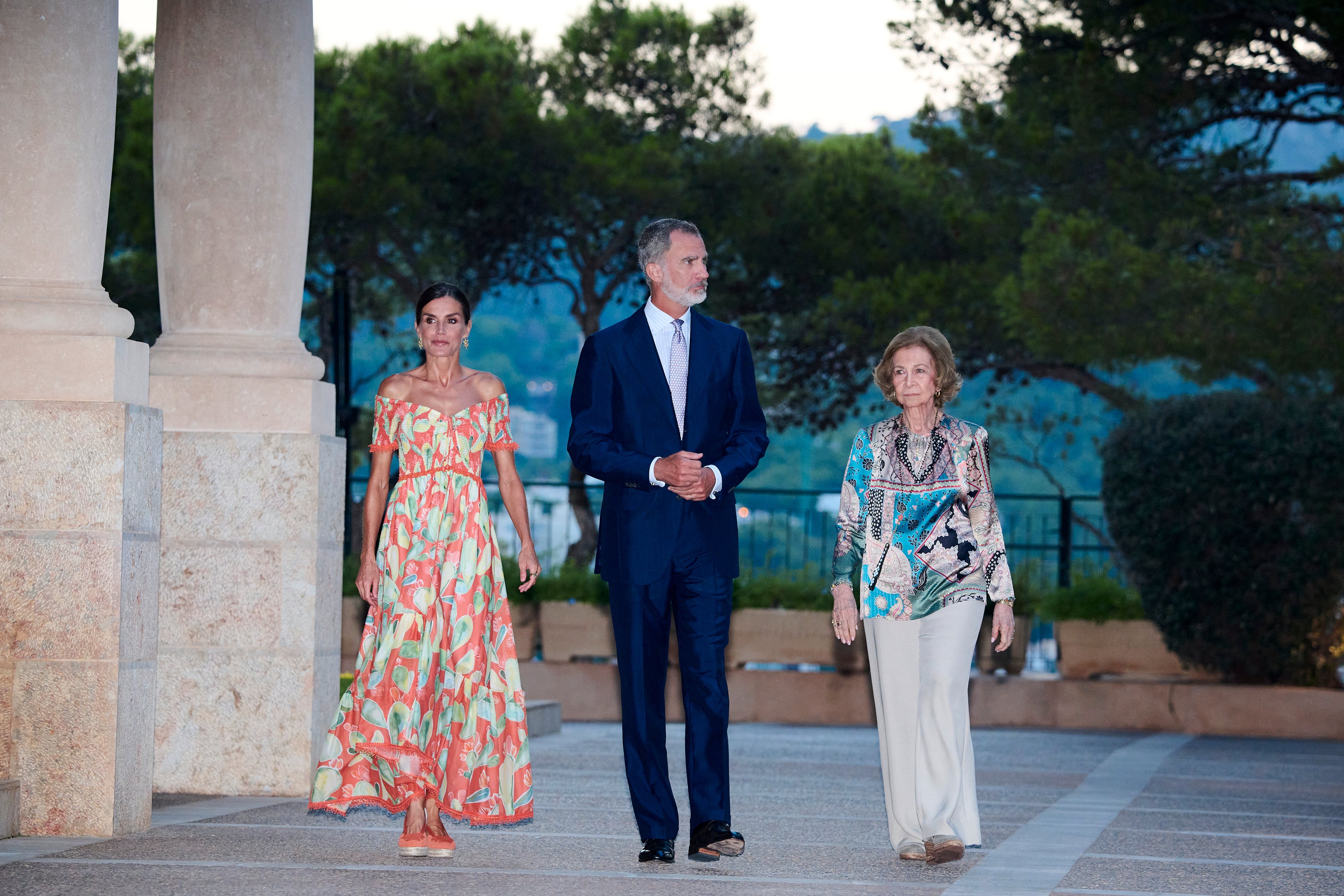 Spanish Royals Host Dinner For Authorities In Palma De Mallorca
