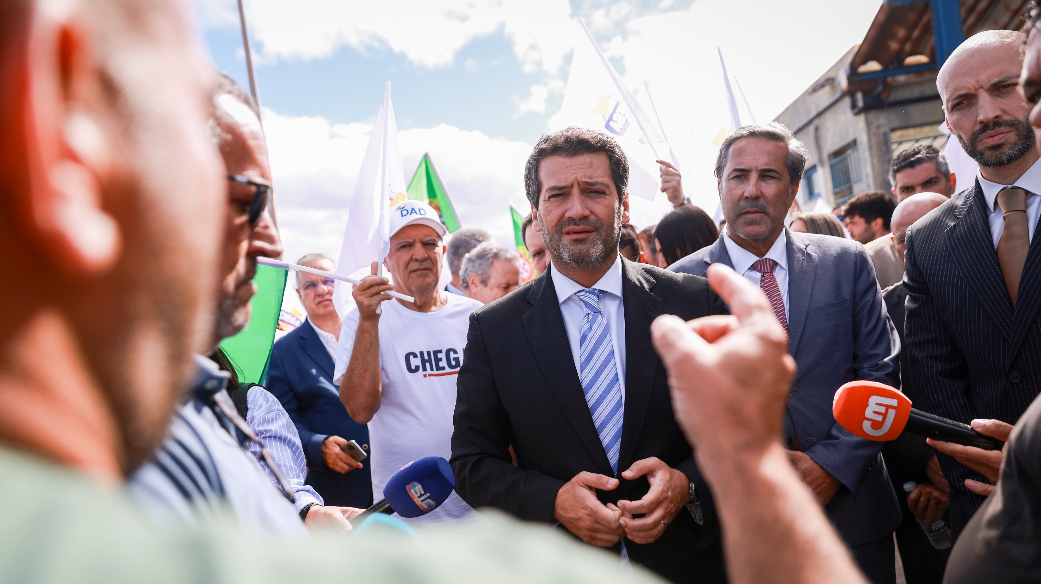 O Chega passou o penúltimo dia de campanha com uma arruada no centro do Funchal