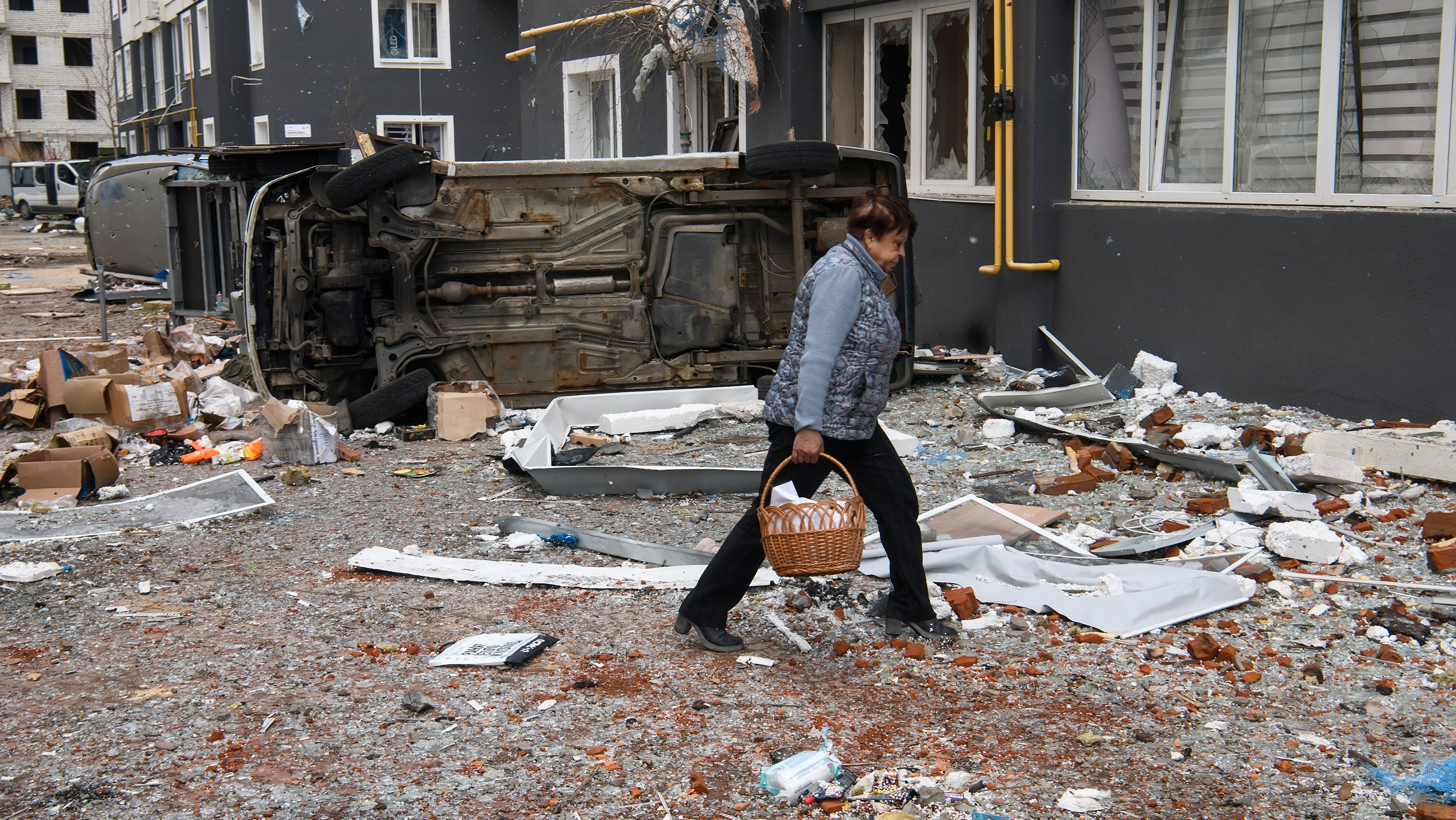Situation In The Recaptured By The Ukrainian Army Bucha City Near Kyiv, Ukraine